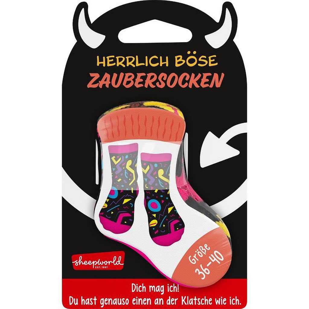 Sheepworld Socken Sheepworld Damen Socken Zaubersocken Gr 36-40 Geschenk KLATSCHE 75060