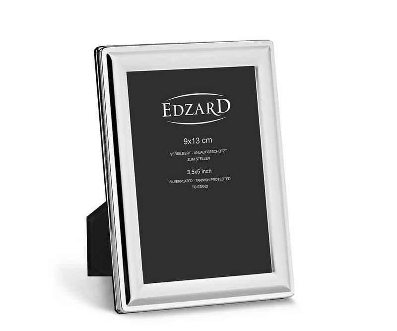 EDZARD Bilderrahmen Terni, versilbert und anlaufgeschützt, für 9x13 cm Foto