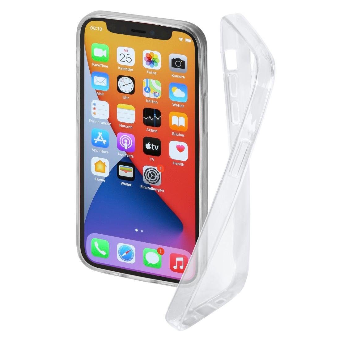 Hama Smartphone-Hülle Cover Crystal Clear für Apple iPhone 12 mini Transparent Cover Hülle