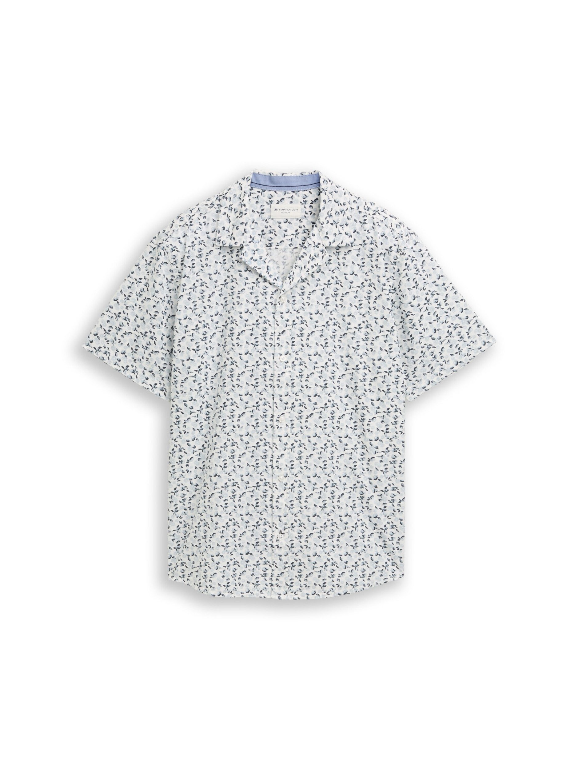 TOM TAILOR Denim Kurzarmhemd printed oxford shirt