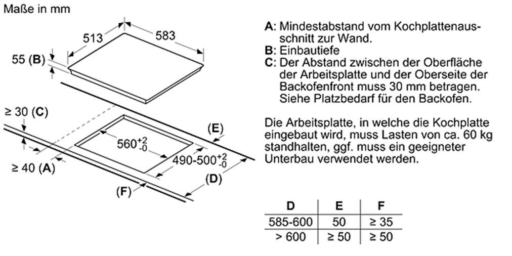 BOSCH Flex-Induktions-Herd-Set HND619LS67, mit Backwagen, Hydrolyse, Backwagen mit ausziehbarer Tür für bequemes Kochen & Backen