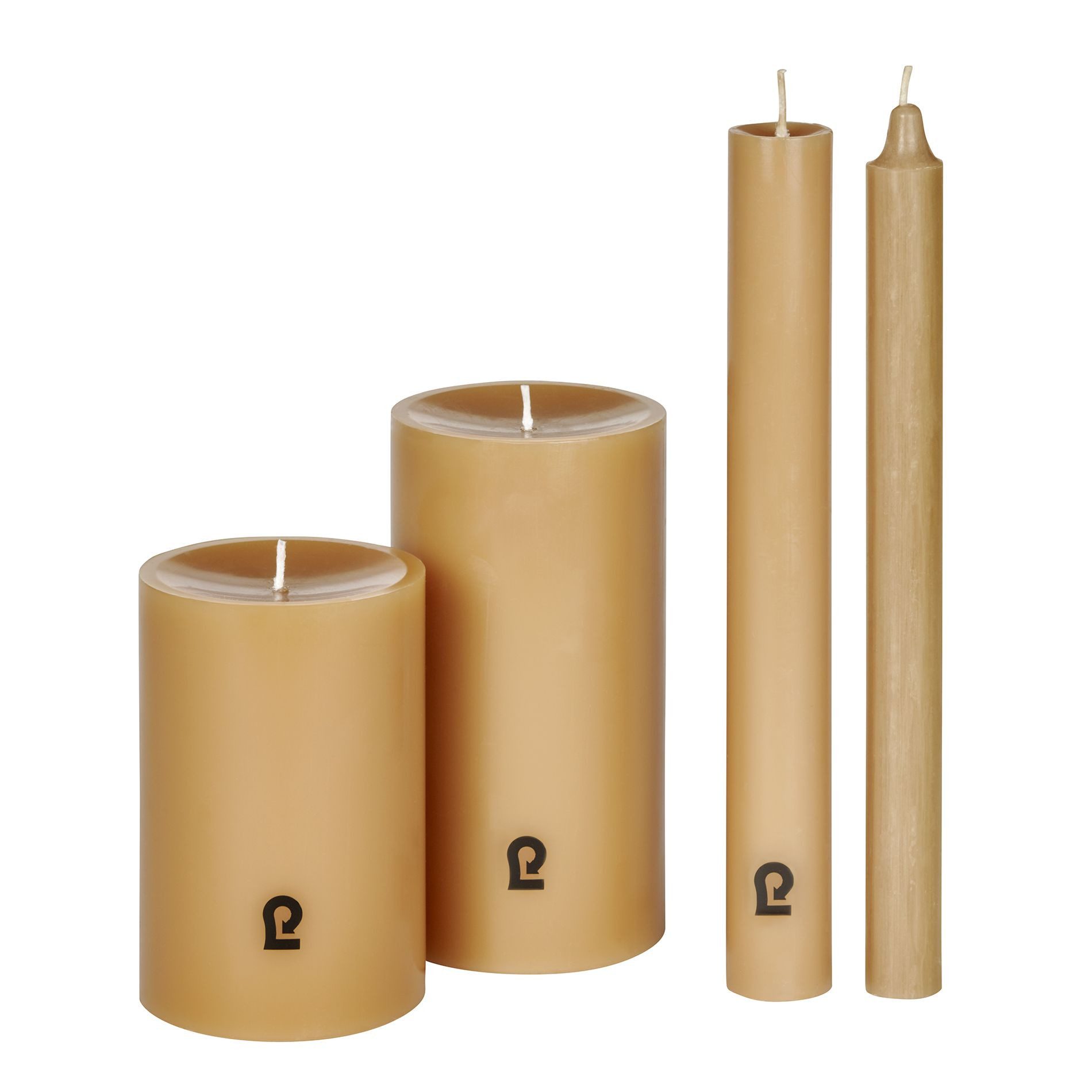 Lambert Tafelkerze Kerze rund H 25 cm, D 2,1 cm gezogen durchgefärb