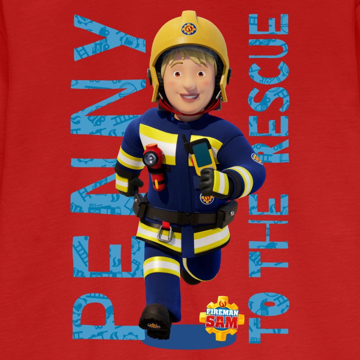Spreadshirt T-Shirt Feuerwehrmann Sam™ Penny To The Rescue Kinder Premium Langarmshirt (1-tlg)