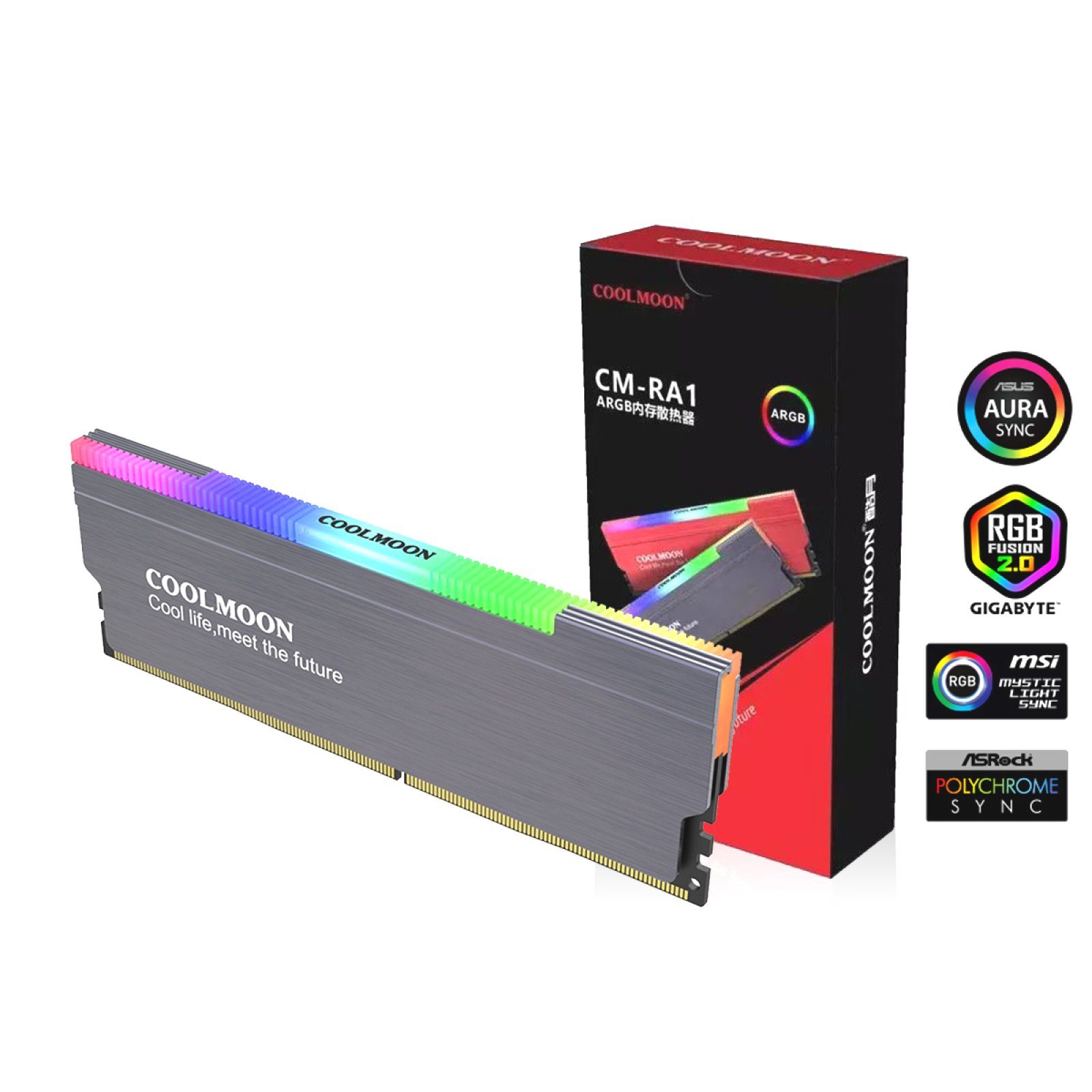 BRAINZAP Computer-Kühler A-RGB RAM-Kühler, A-RGB Beleuchtung
