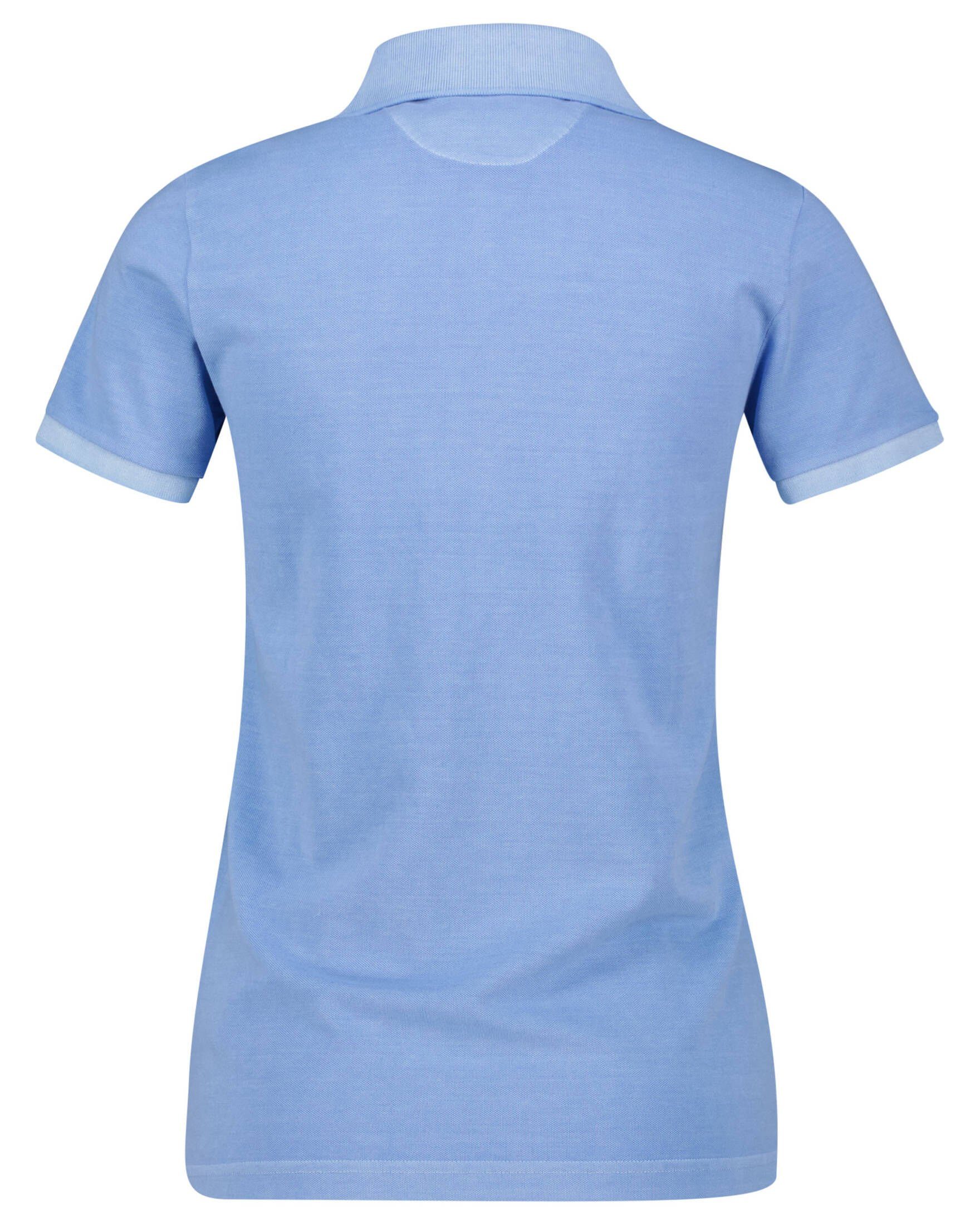 SUNFADED Poloshirt C-NECK Damen Gant (1-tlg) blue D2 Poloshirt (82)