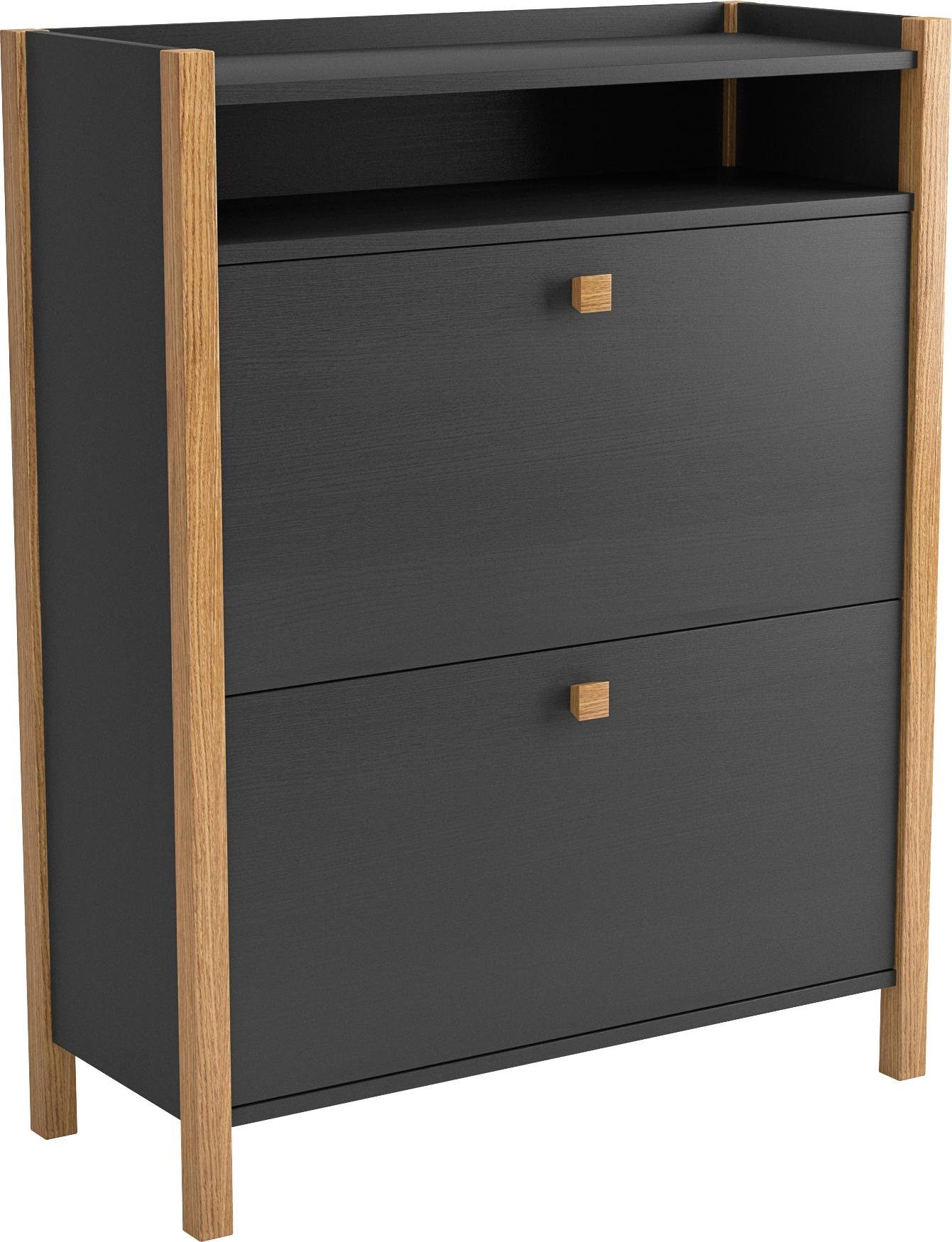 Woodman Schuhbank Charis, im skandinavian Design, Holzfurnier aus Eiche, FSC®-zertifiziert