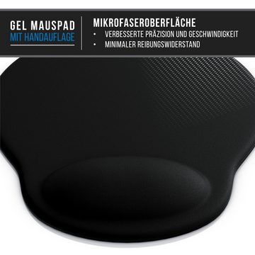 CSL Mauspad (1-St), Ergonomisches Schaumstoff Office Mousepad, Entlastung des Handgelenks