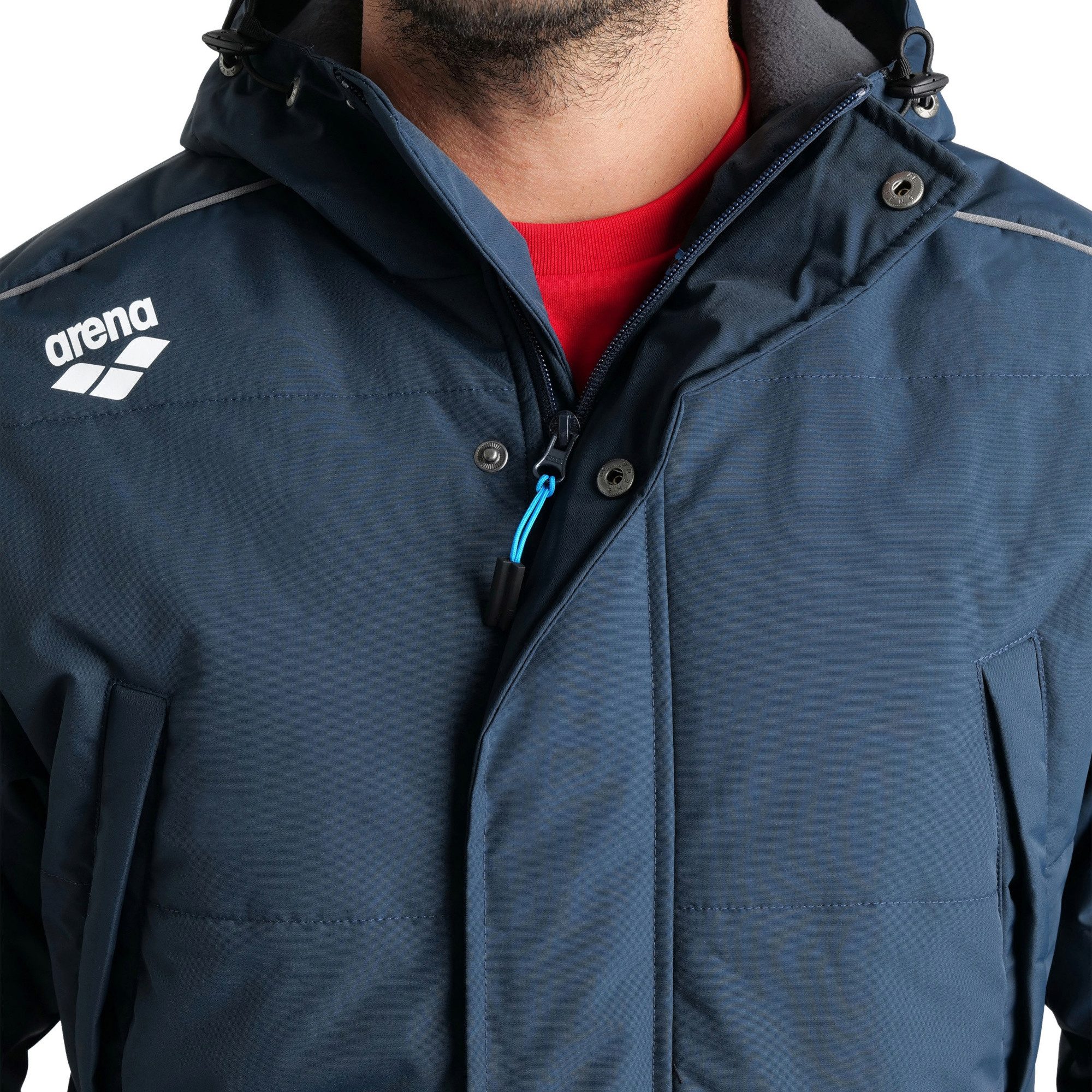 Arena Wintermantel Arena Unisex Wärmemantel Team Parka Solid 004914