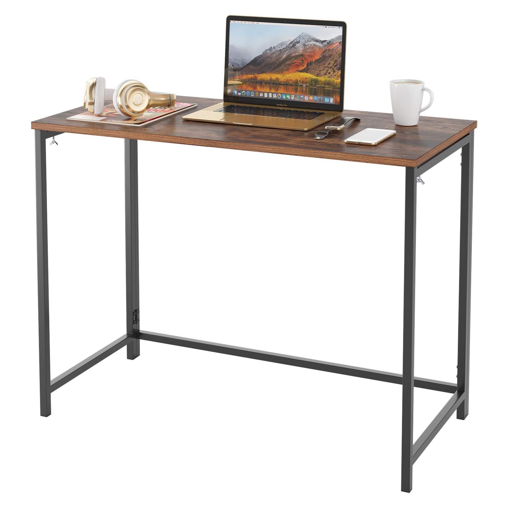 Homfa Schreibtisch (Computertisch Klapptisch), im Industrie-Design, Breite  98 cm, klappbar online kaufen | OTTO
