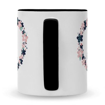 GRAVURZEILE Tasse mit Spruch - Alles gute zum Muttertag, Keramik, Farbe: Schwarz & Weiß