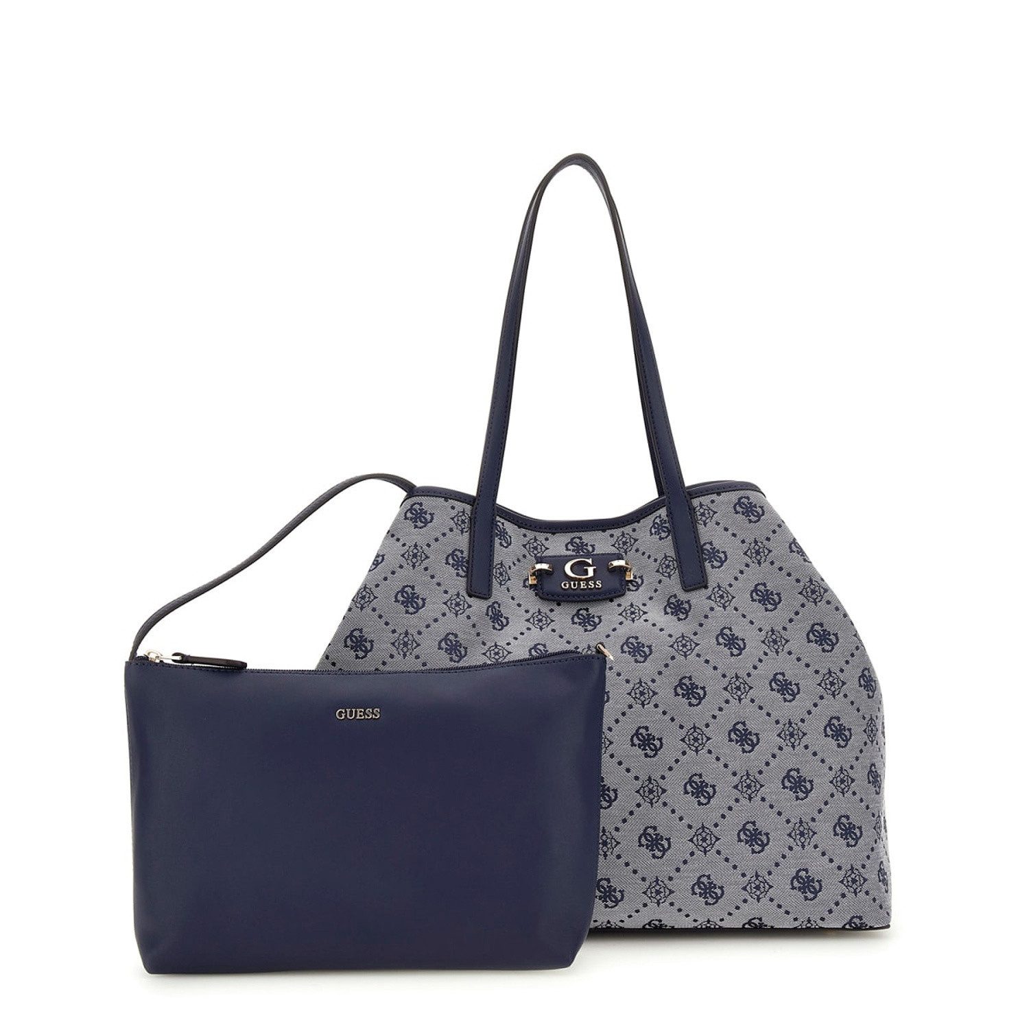 Guess Umhängetasche GUESS Shopper Neda Navy Logo (1, 1-tlg., 1) günstig online kaufen