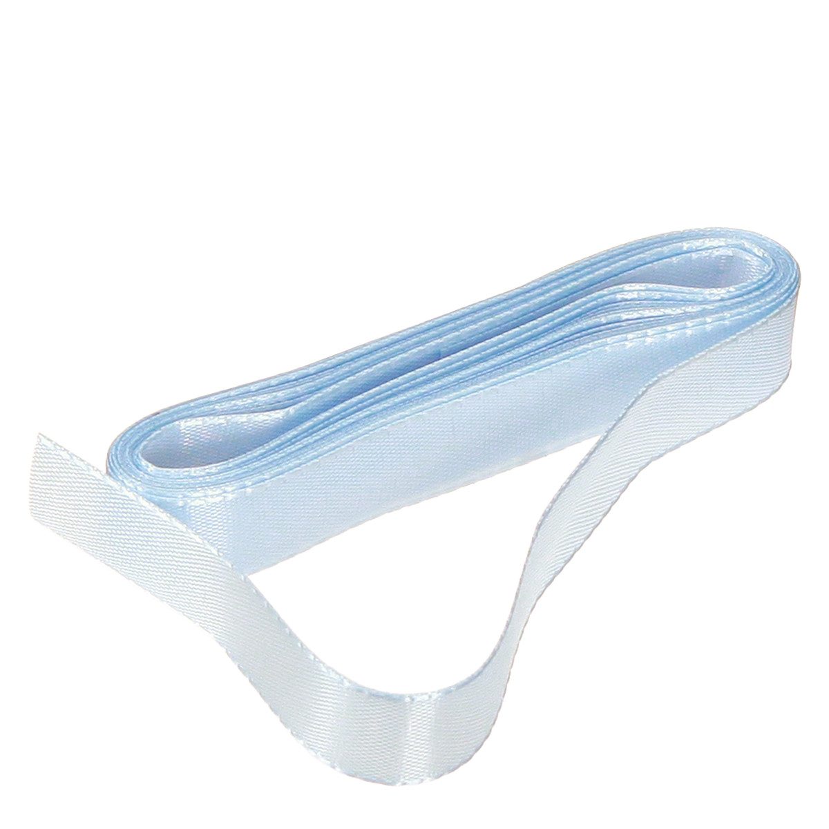 Dekoband Dekoband Geschenkband 15mm Hellblau 3m Webkante 10 Stk