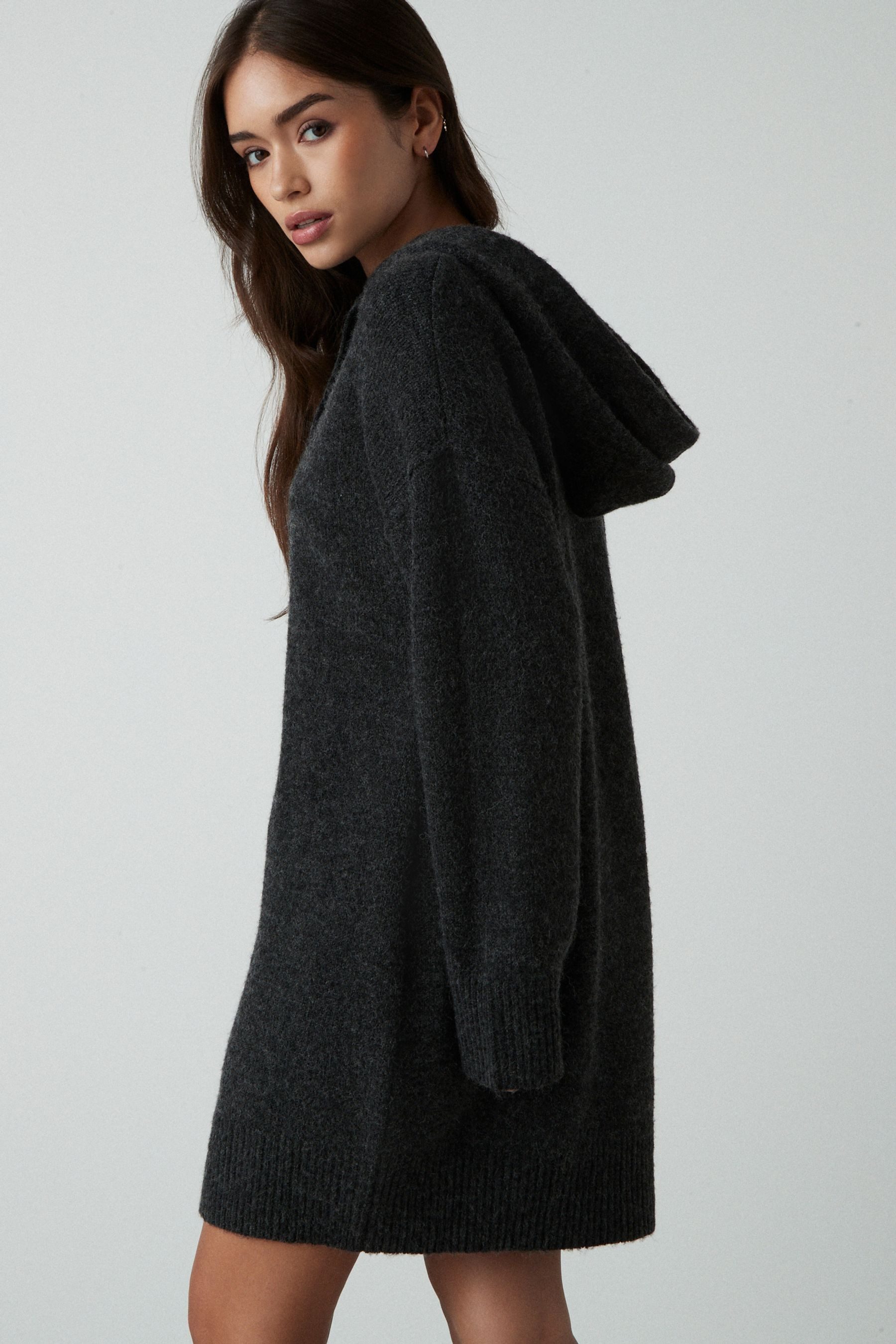Next Sweatkleid Relaxed Fit Strickkleid mit günstig online kaufen