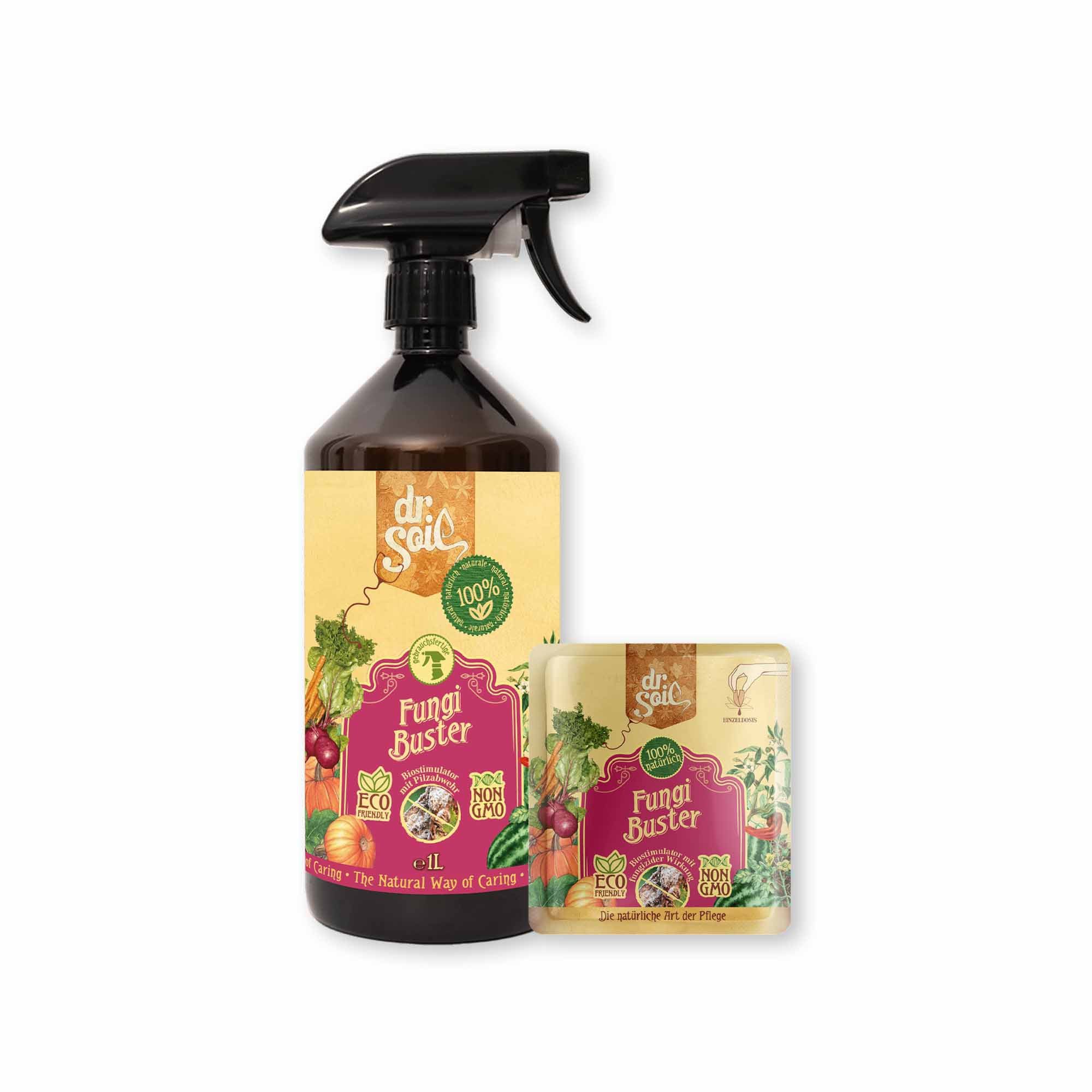 dr. Soil Pflanzendünger Dr.Soil Fungi Buster Set - Natürliches Fungizid für Pflanzenpflege