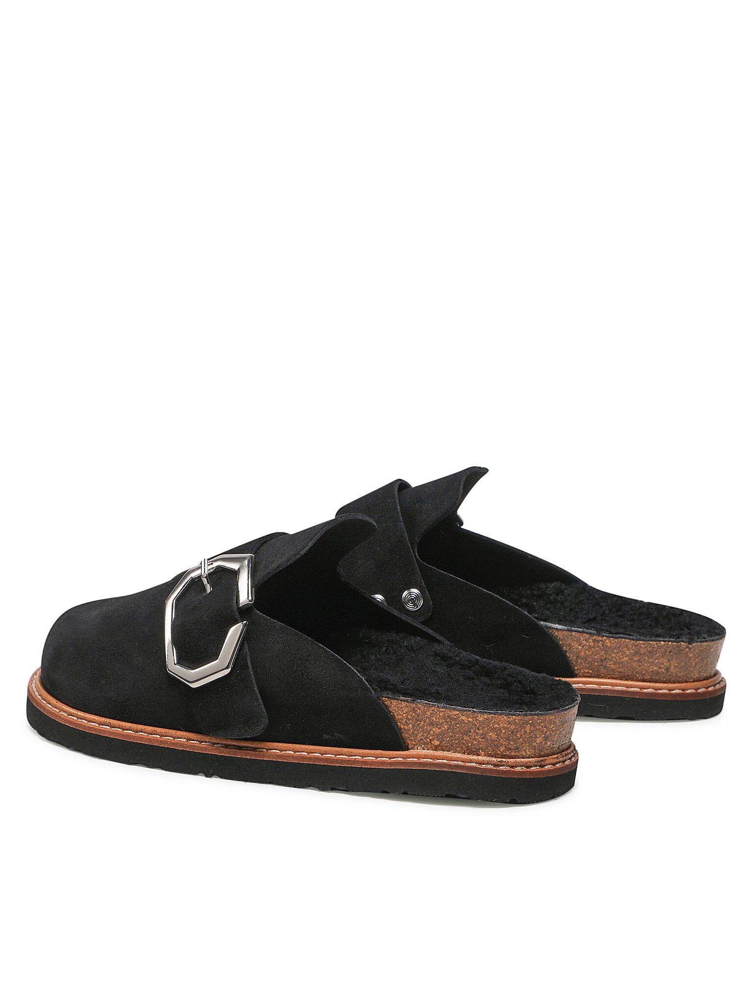 GENUINS Hausschuhe Grisel G104527 Schwarz Hallenschuh