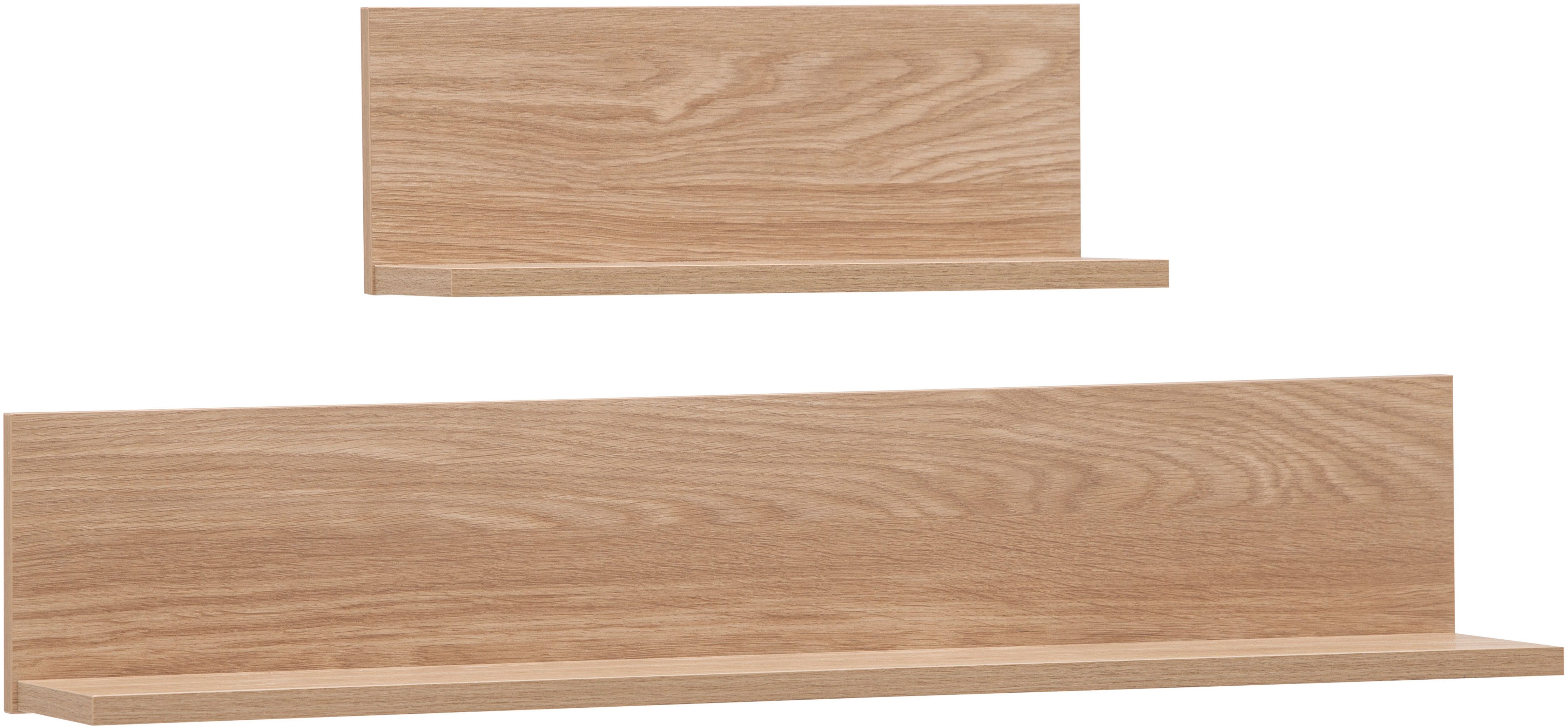 Schildmeyer Wandregal Visby, 2er Set Wandregal, Made in Germany, B: 40 + 80 cm, Set 1-tlg., Solide Verarbeitung - Dieses Produkt ist in Deutschland gefertigt