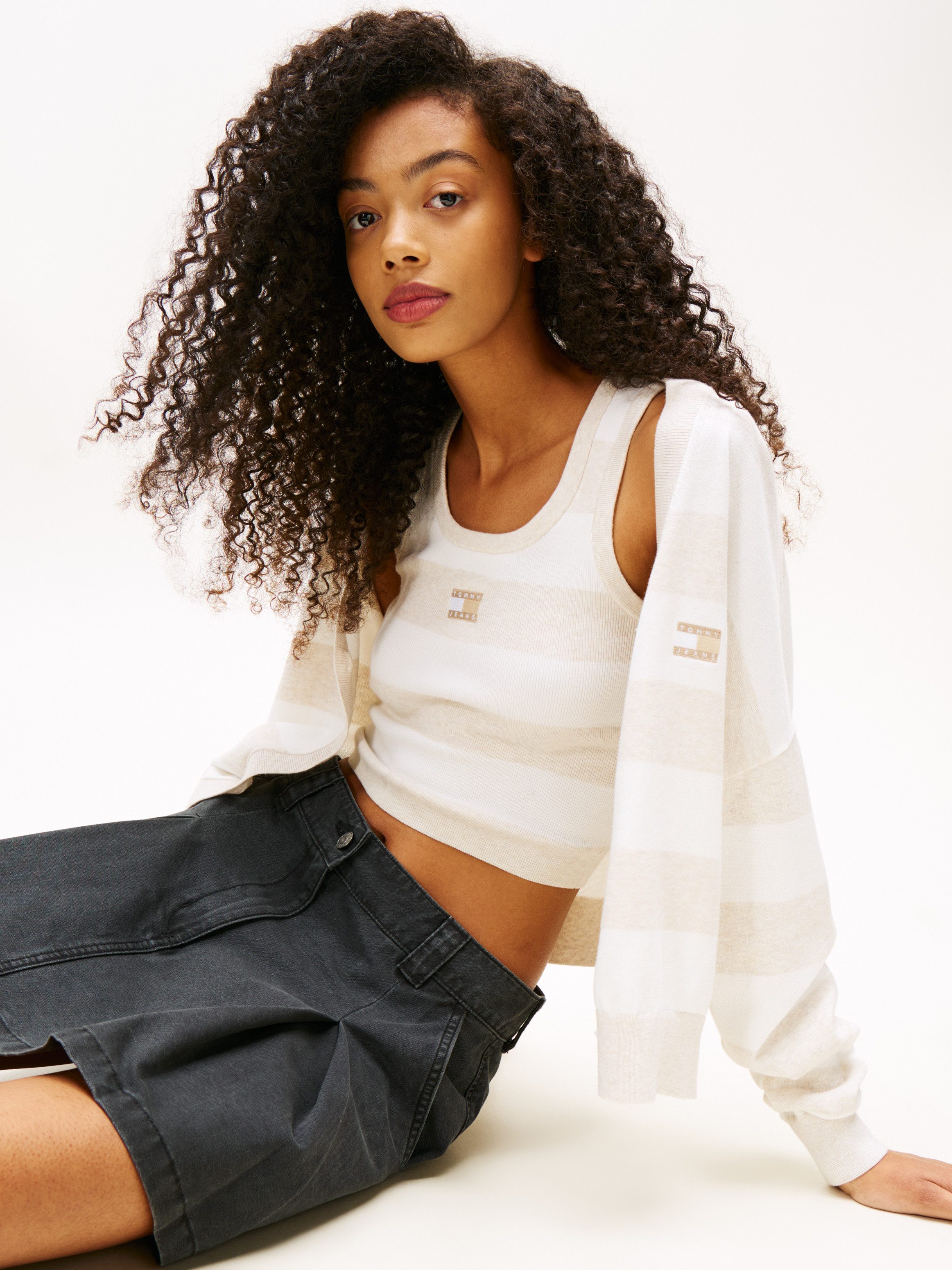 Tommy Jeans Minirock TJW CANVAS MINI PLEATED SKIRT