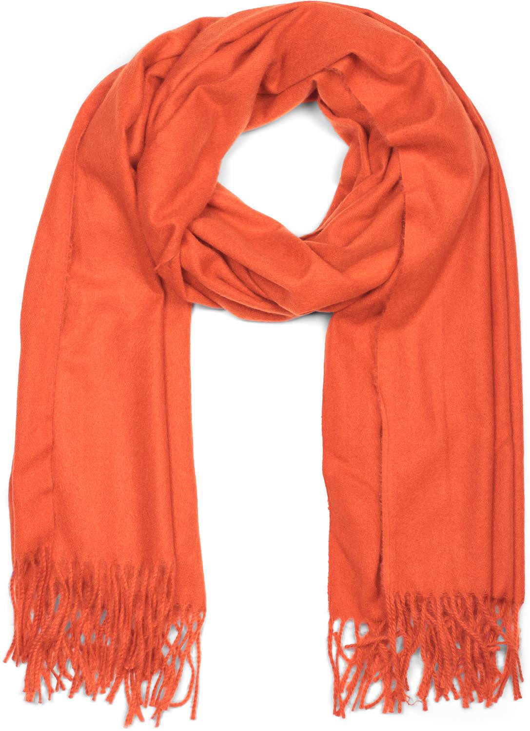 styleBREAKER Modeschal Weicher Schal Uni mit Fransen, (1-St)