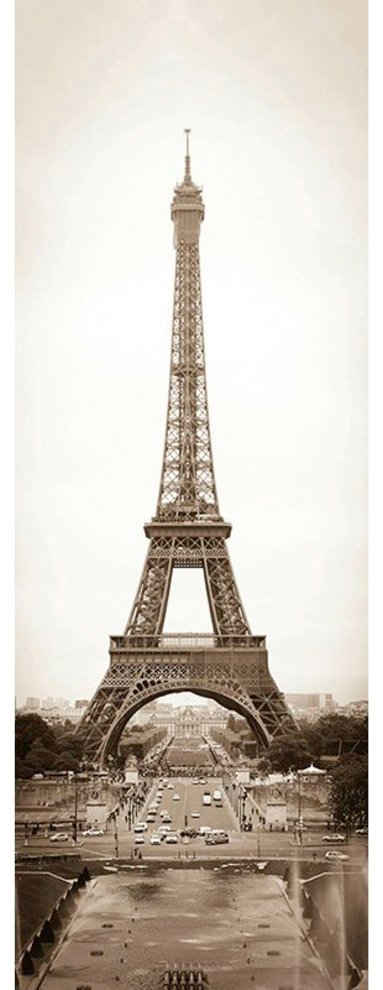 Architects Paper Fototapete Eiffel Tower, (1 St), Tapete Natur Fototapete Eiffelturm Panel 1,00m x 2,80m