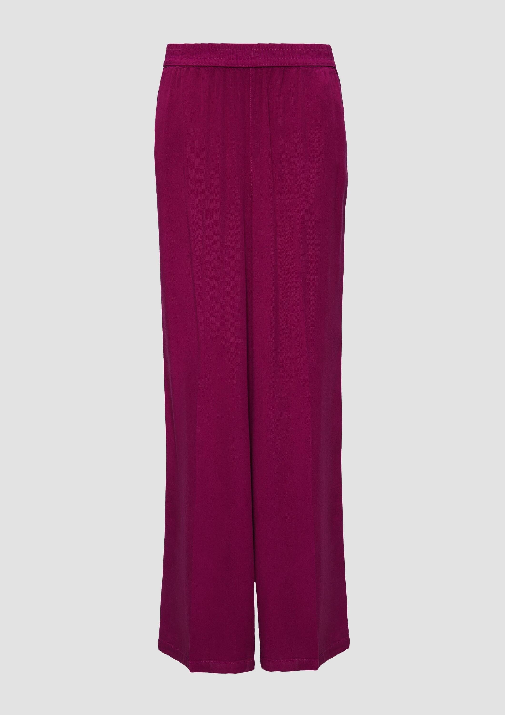 s.Oliver Chinos Hose Lyocellhose mit weitem Bein