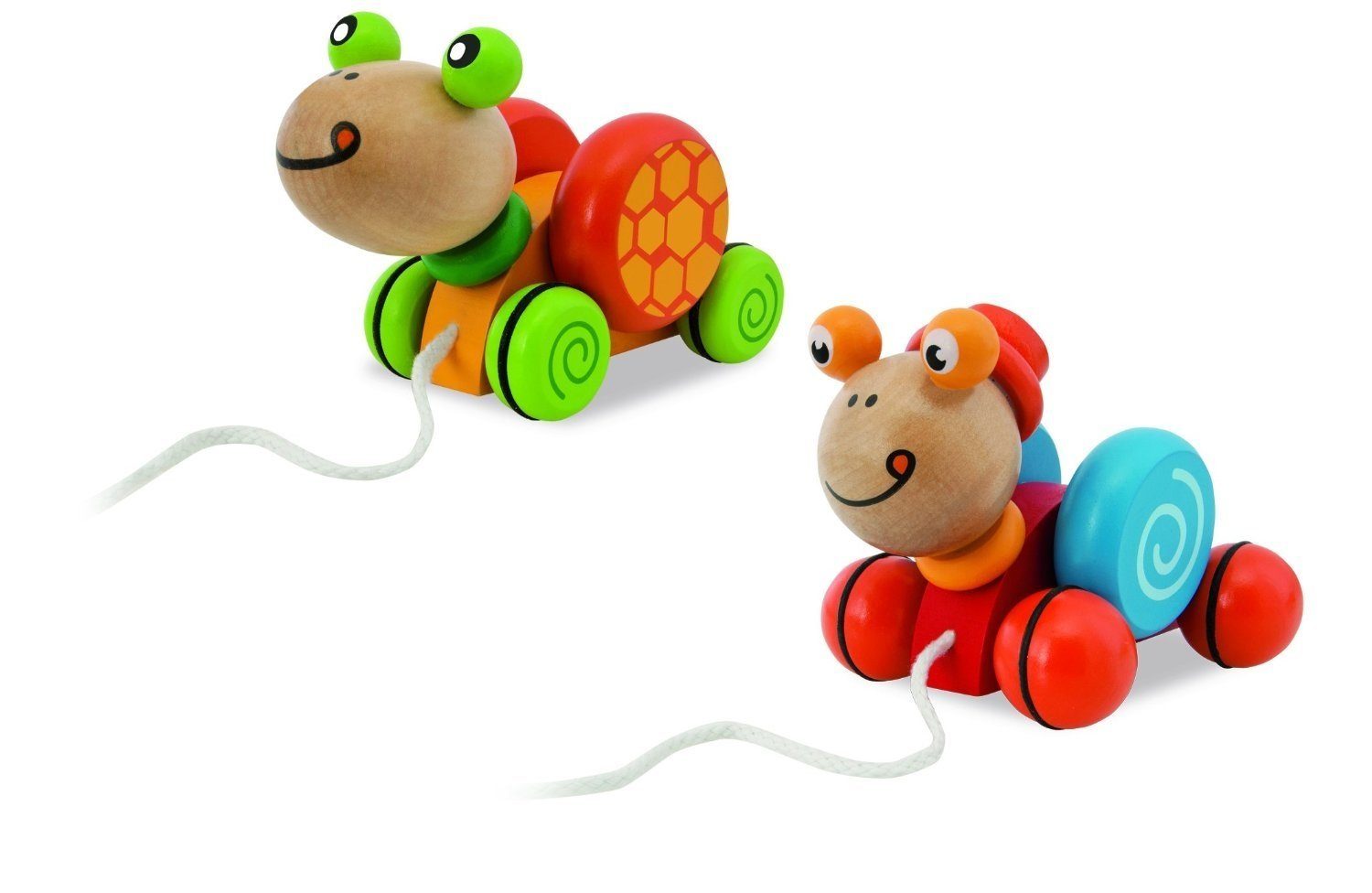 Eichhorn Nachziehtier Eichhorn - Nachziehtier, 2-fach sortiert - Schnecke / Schildkröte, (Packung)