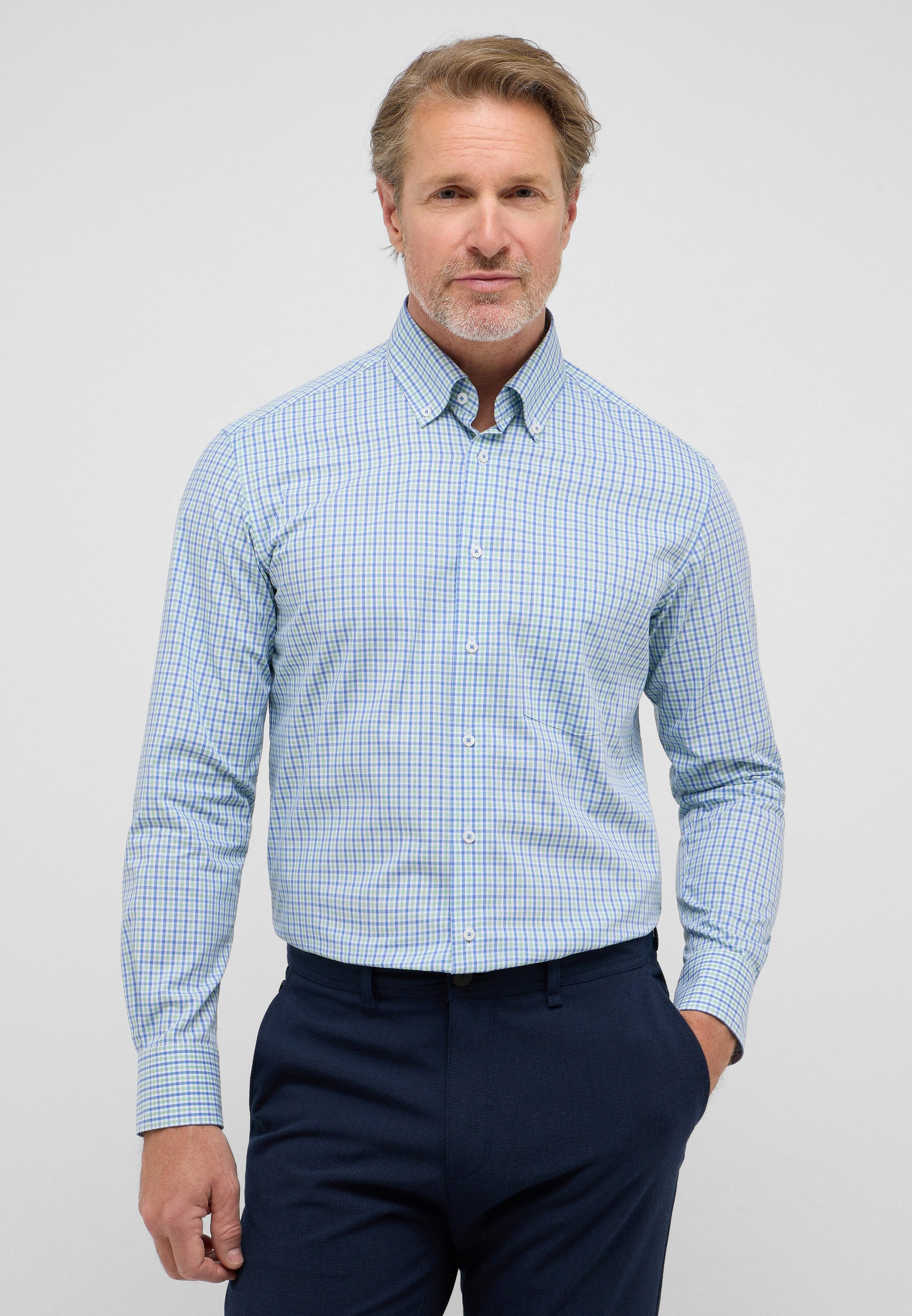 Eterna Langarmhemd MODERN FIT NON IRON günstig online kaufen