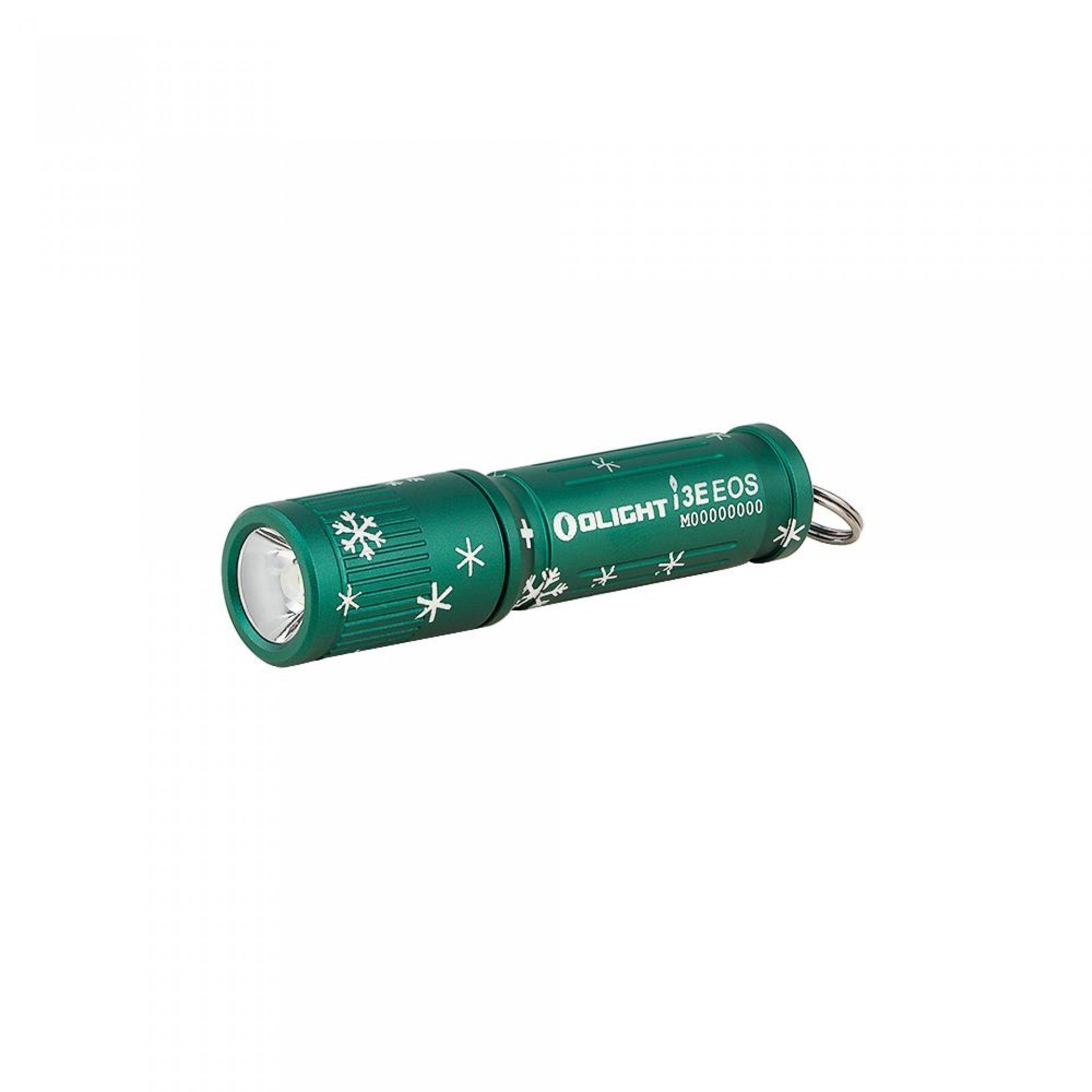 OLIGHT Taschenlampe OLIGHT I3E EOS Mini LED Taschenlampe Schlüsselanhänger 90 Lumen Schneeflocke Grüne