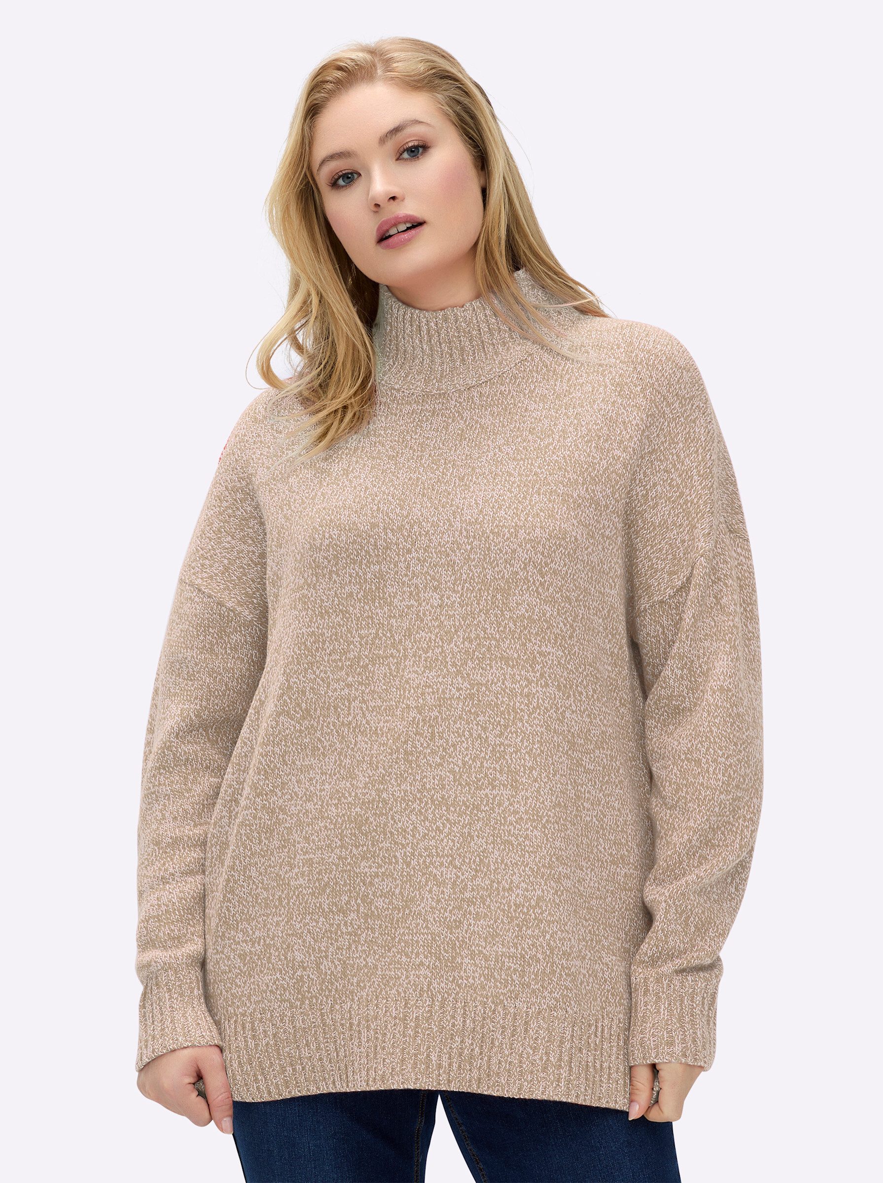 Sheego Strickpullover Pullover günstig online kaufen