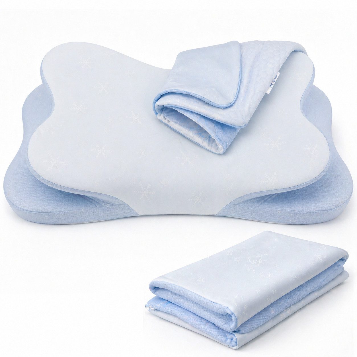 Esun Kopfkissen Nackenstützkissen, Schlafkissen, Nackenkissen, Seitenschläferkissen, Füllung: Kissenbezug besteht aus 18% Elasthan und 82% Nylon, Rückenschlafer, Bauchschlafer, Seitenschlafer, Kissen vom OEKO-TEX® und CertiPUR Getestet, für Seiten Rücken
