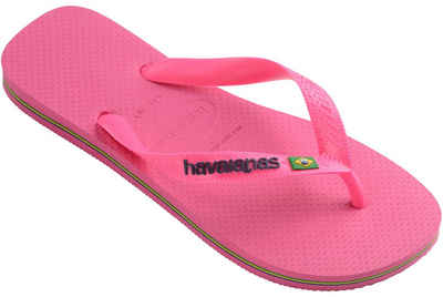 Havaianas BRASIL LOGO NEON Zehentrenner, Sommerschuh, Schlappen, Poolsildes mit Brasil Detail