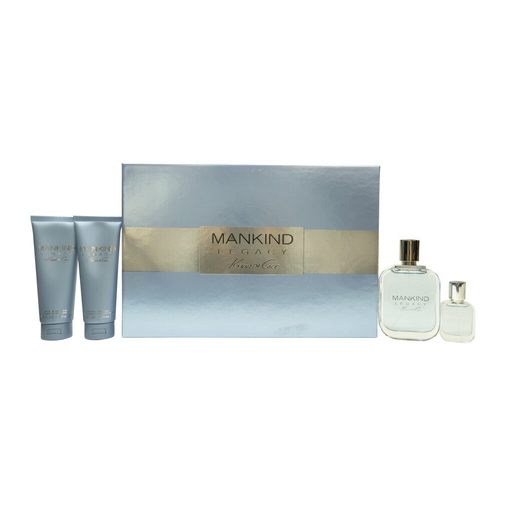 Kenneth Cole Eau de Toilette Mankind Legacy Gift Set EDT + EDT + Aftershave Balm + Shower Gel