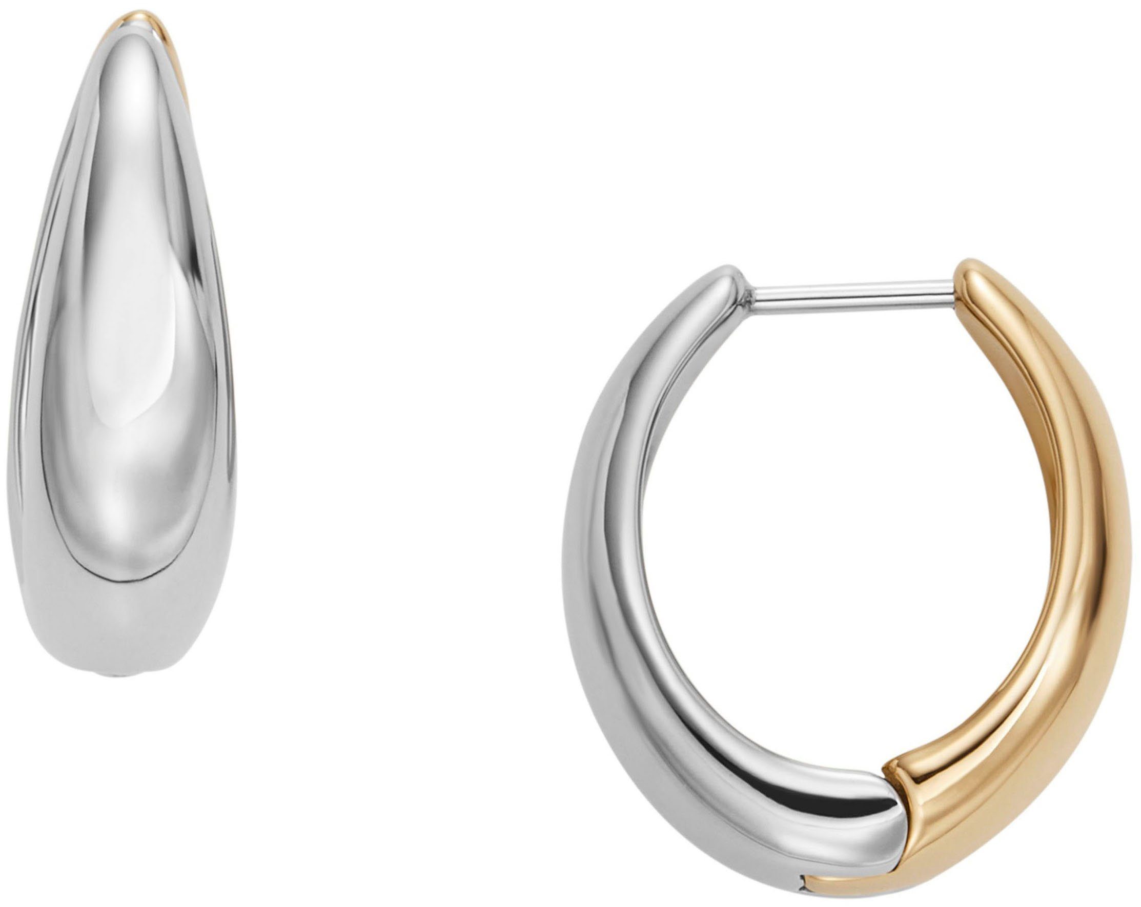 SKAGEN Paar Creolen Schmuck Geschenk Edelstahl Ohrringe LINJE MODERN günstig online kaufen