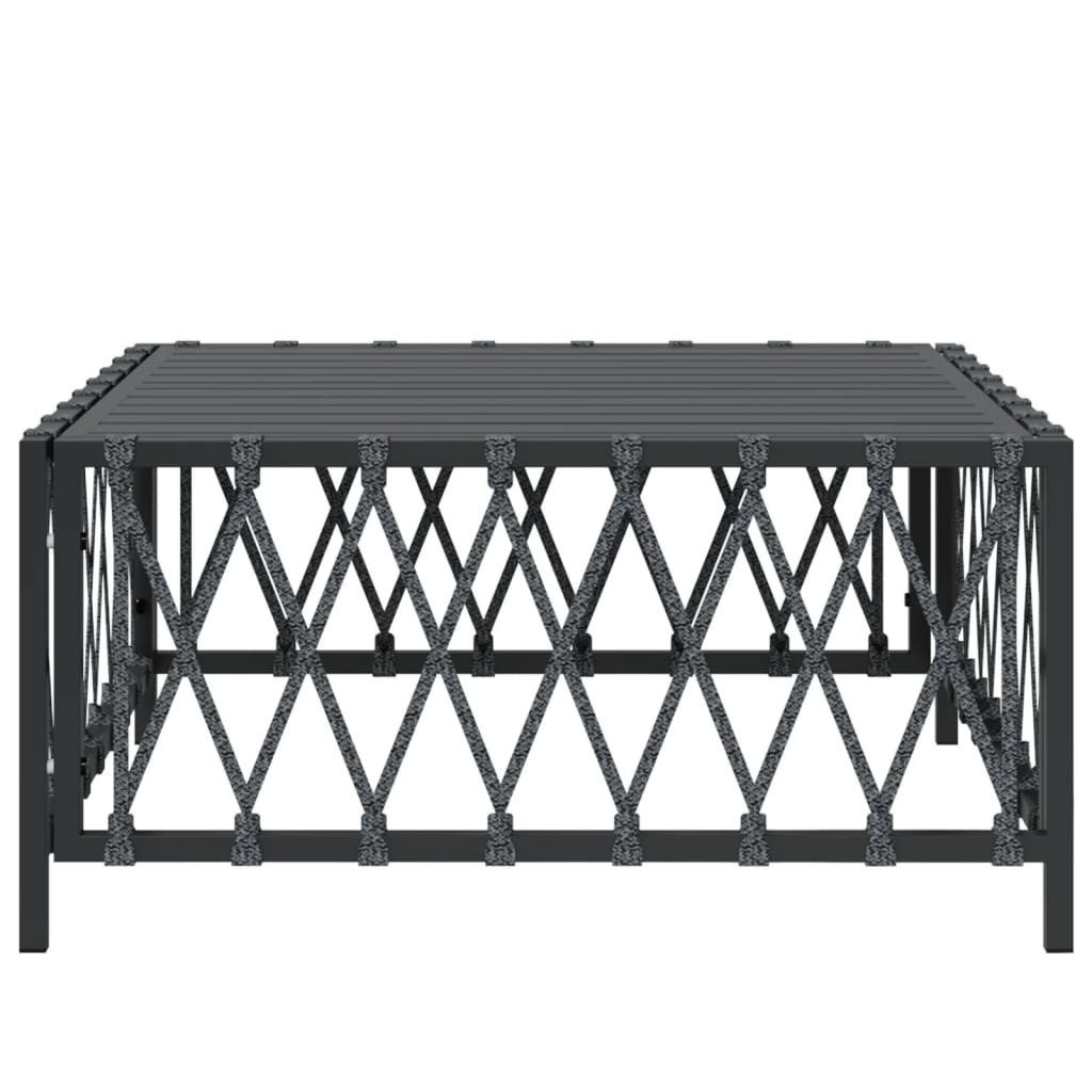 vidaXL Sofaelement Gartentisch Anthrazit 70x70x34 cm günstig online kaufen