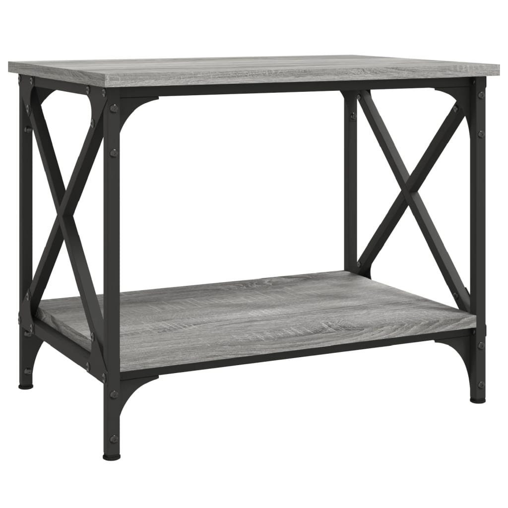 vidaXL Couchtisch Beistelltisch Grau Sonoma 55x38x45 günstig online kaufen