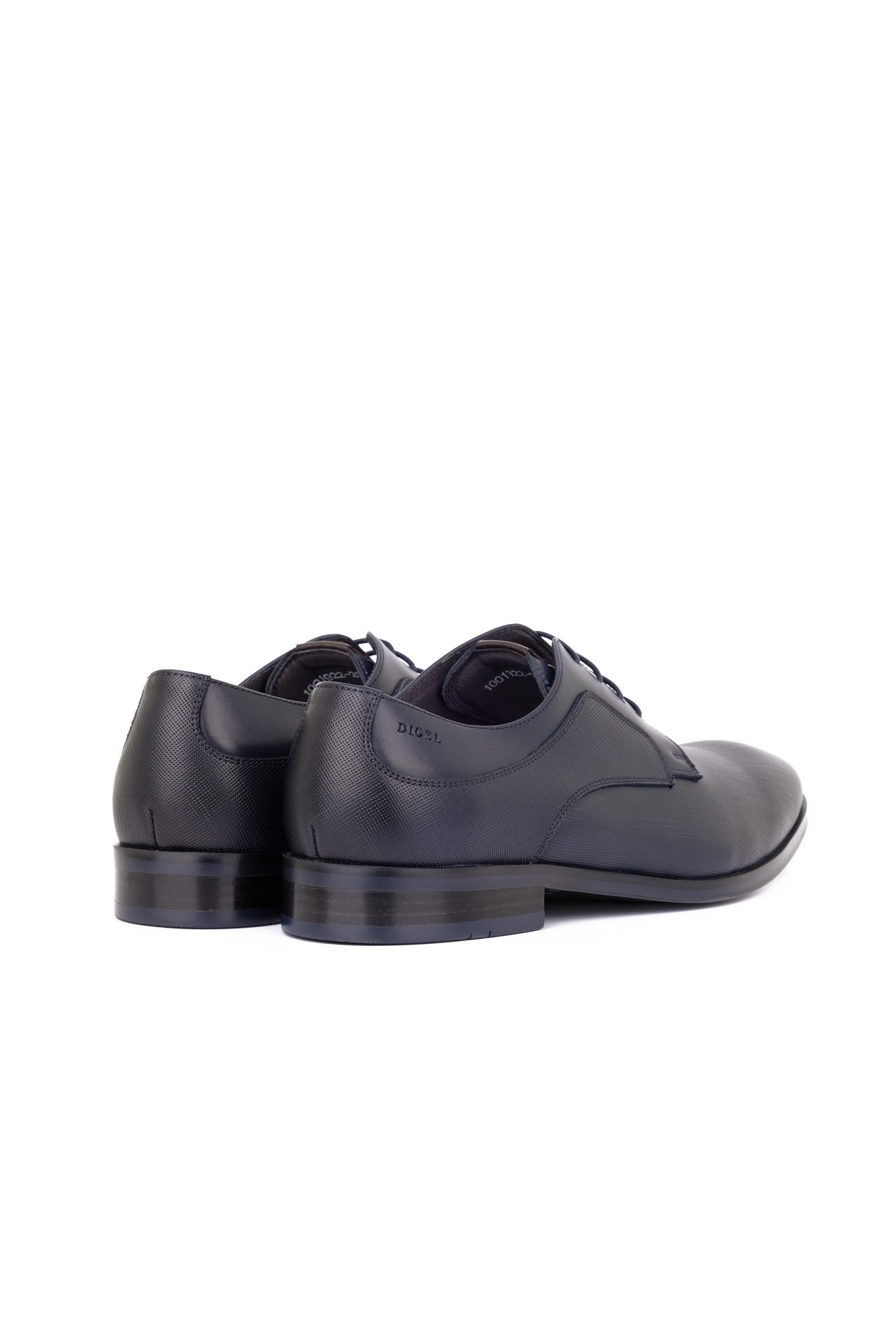 Digel Sio Schnürschuh Kontrast-Schnürsenkel, Perforiertes Leder