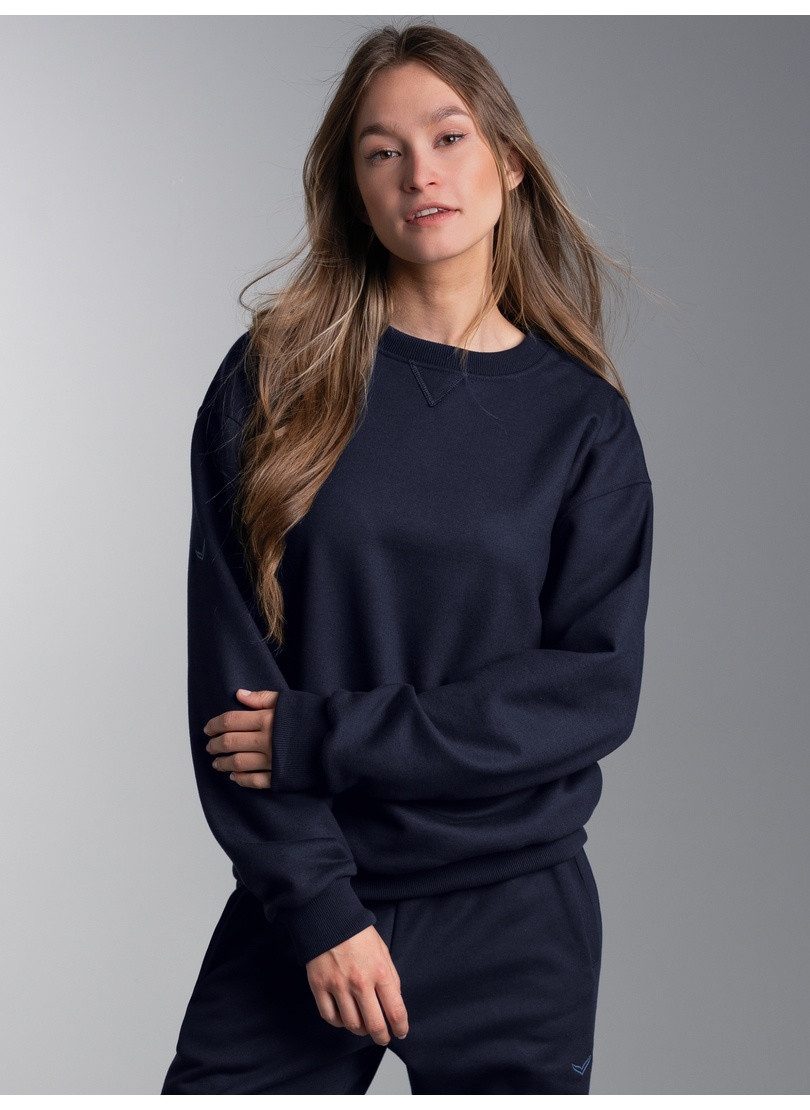 Trigema Sweatshirt TRIGEMA Basic Sweatshirt mit weicher Innenseite