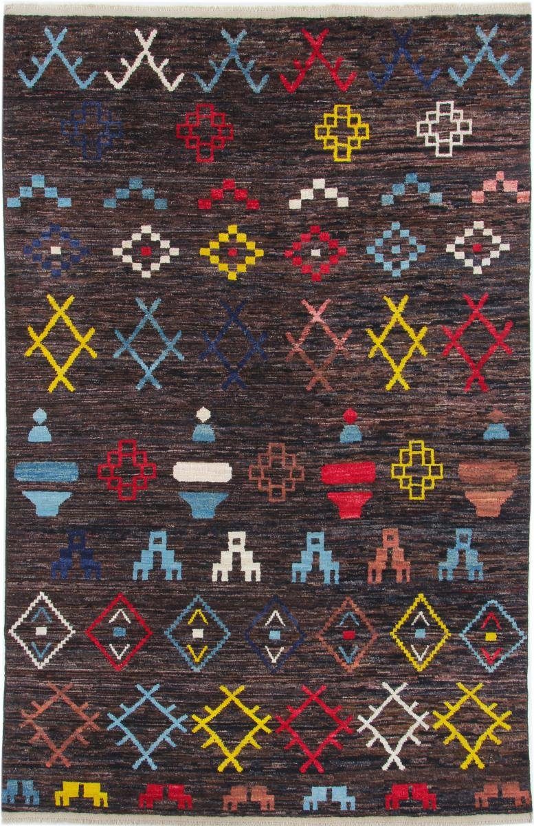 Orientteppich Berber Ghashghai 197x300 Handgeknüpfter Orientteppich, Nain 10 rechteckig, mm Moderner Trading, Höhe