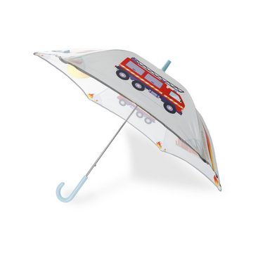 Sonia Originelli Taschenregenschirm Kinder Regenschirm reflektierend Feuerwehr Tatü Tata
