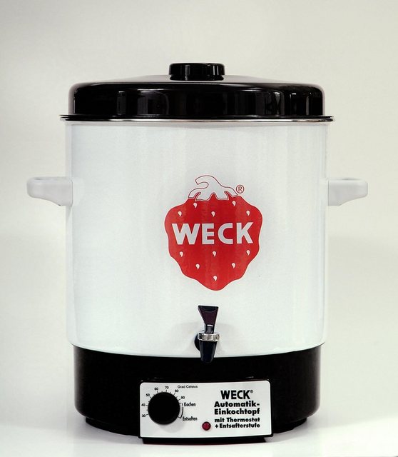 WECK Einkoch- und Glühweinautomat WECK Einkochautomat WAT14 Einkochtopf emailliert, ohne Uhr, 29 Liter