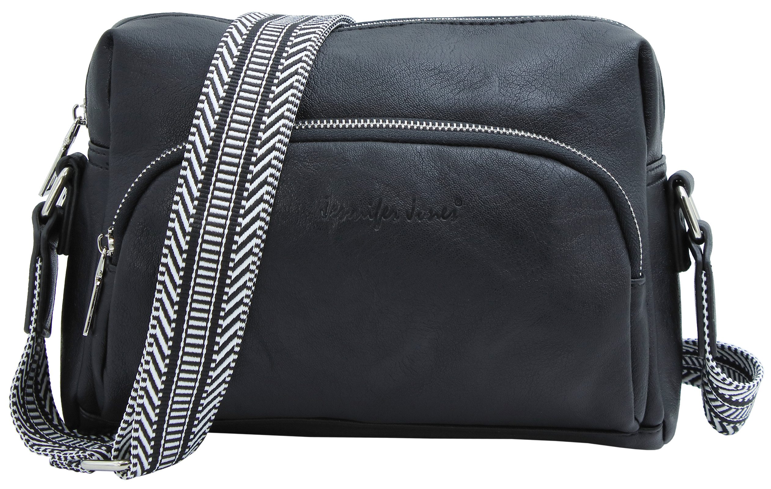 Schultertasche Modische Damen Umhängetasche – Crossbody Bag mit gewebtem Schultergurt