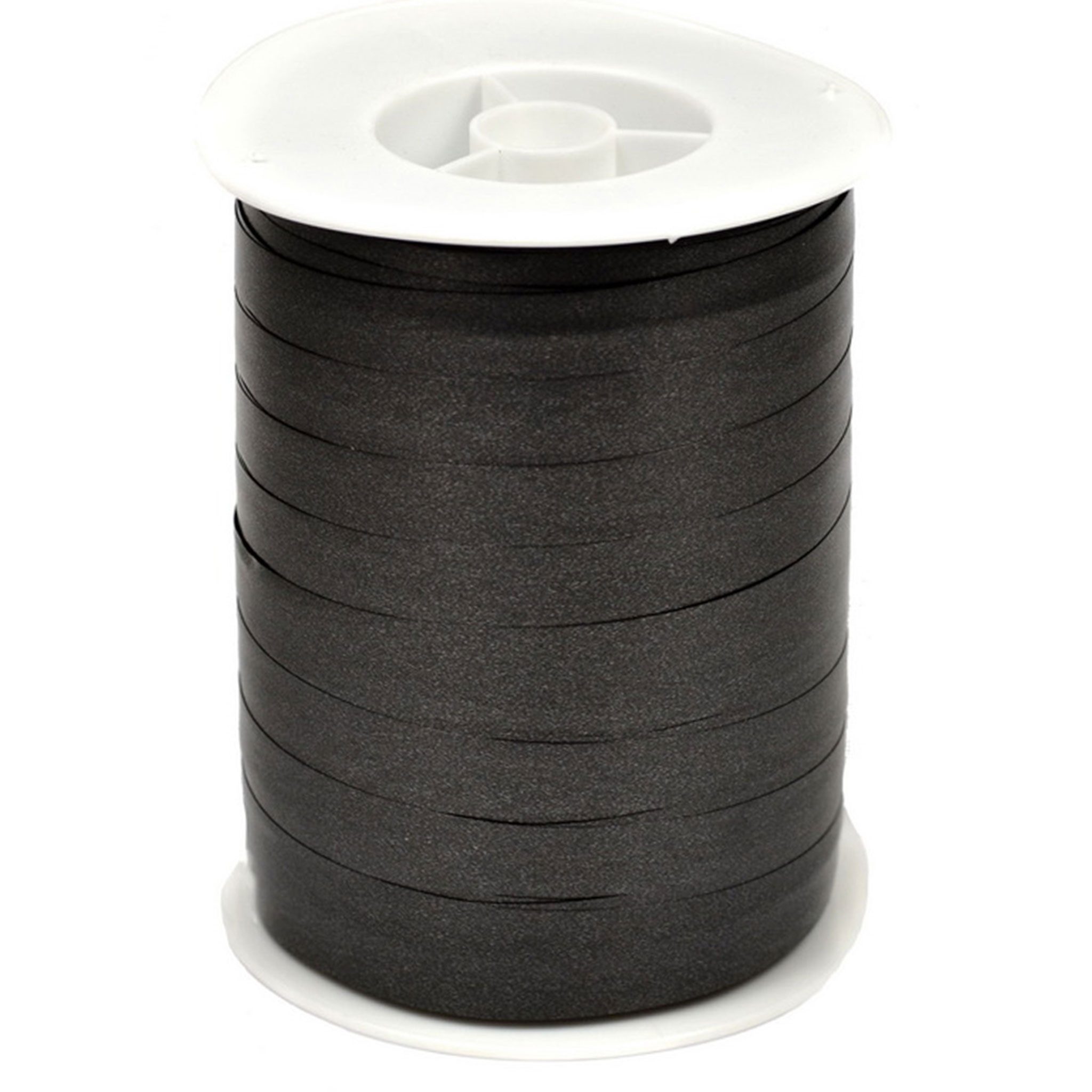 Star Dekoband, Geschenkband Ringelband 10mm x 250m Rolle Schwarz