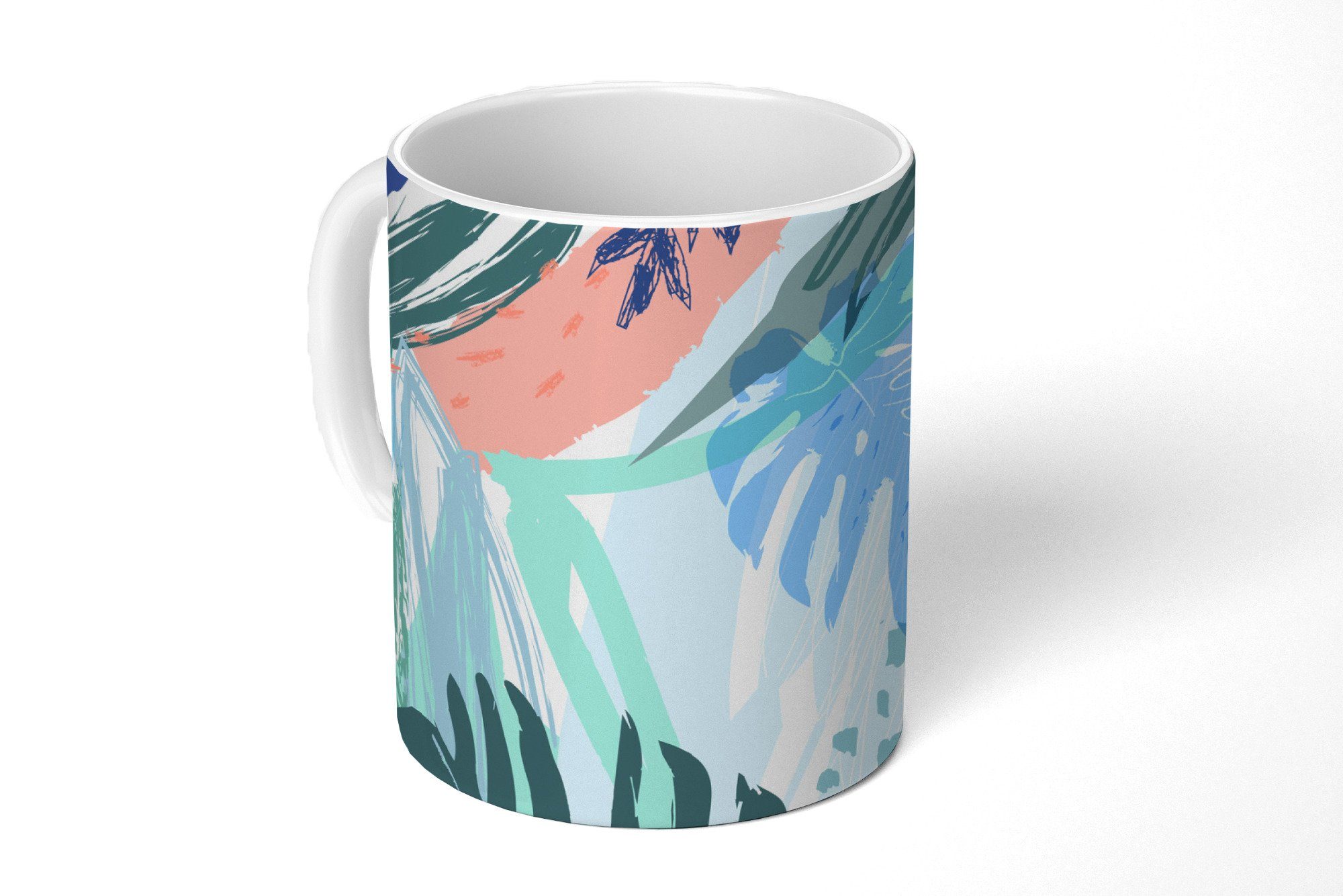 MuchoWow Tasse Sommer - Farbe - Tropisch, Keramik, Kaffeetassen, Teetasse, Becher, Teetasse, Geschenk