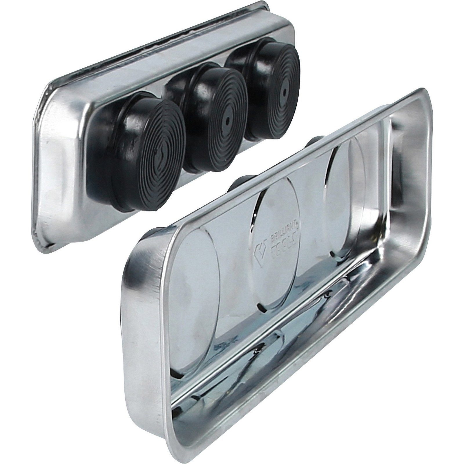 Brilliant Tools Тележка для мастерских BRILLIANT TOOLS Magnetisches Tablett / Schale-Set aus Edelstahl 6...