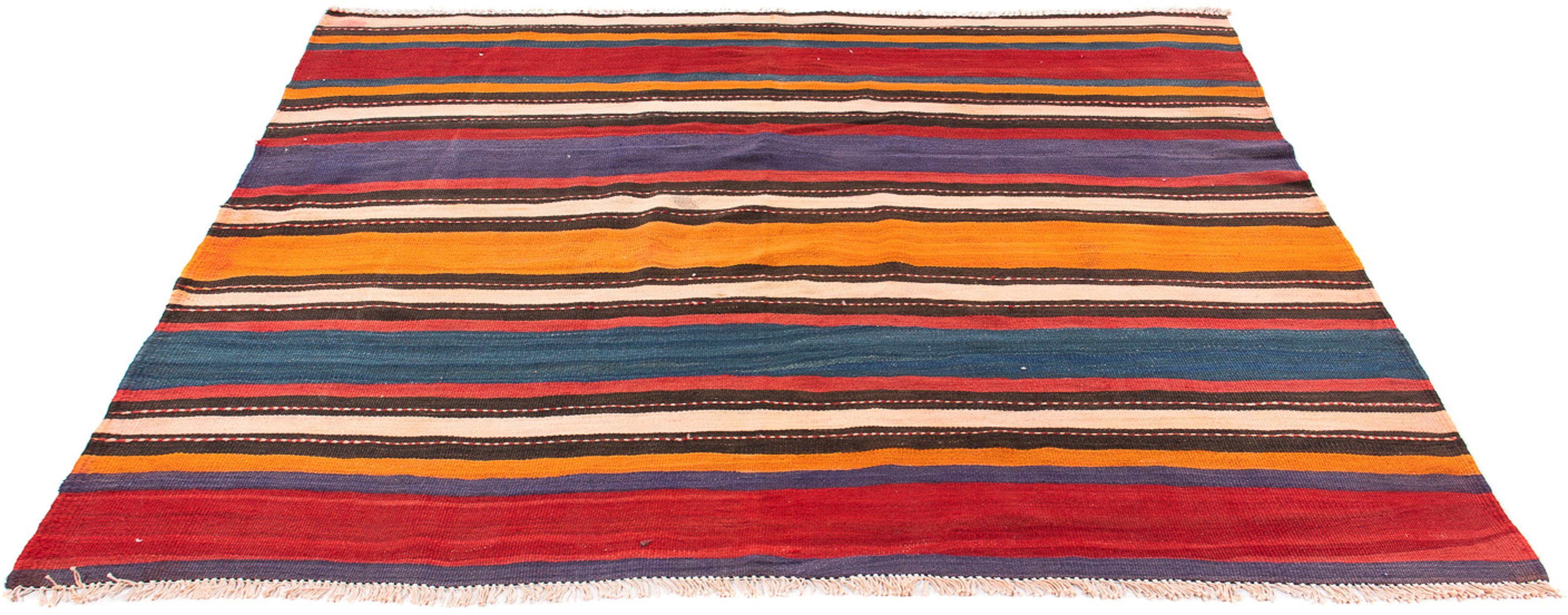 Wollteppich Kelim - Old - 165 x 200 cm - mehrfarbig, morgenland, rechteckig, Höhe: 5 mm, Wohnzimmer, Einzelstück