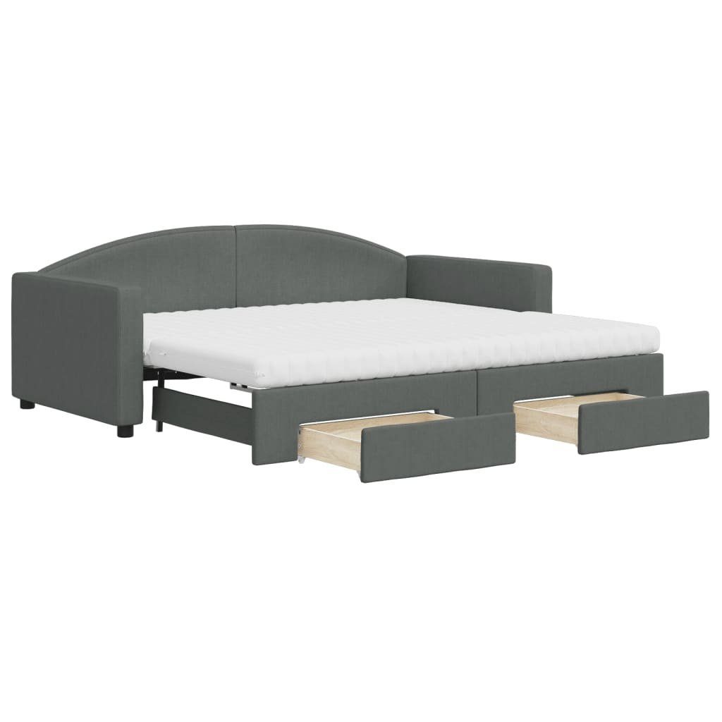 vidaXL Bett Tagesbett Ausziehbar mit Schubladen günstig online kaufen