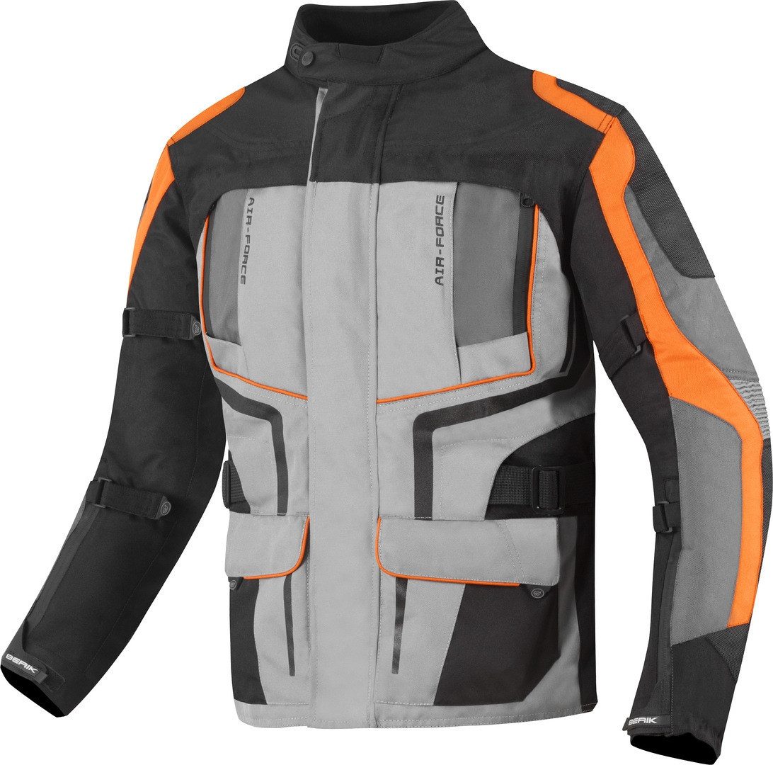 Berik Motorradjacke Safari wasserdichte 3in1 Motorrad Textiljacke herausnehmbares Innenfutter,herausnehmbare Membrane,wasserdicht