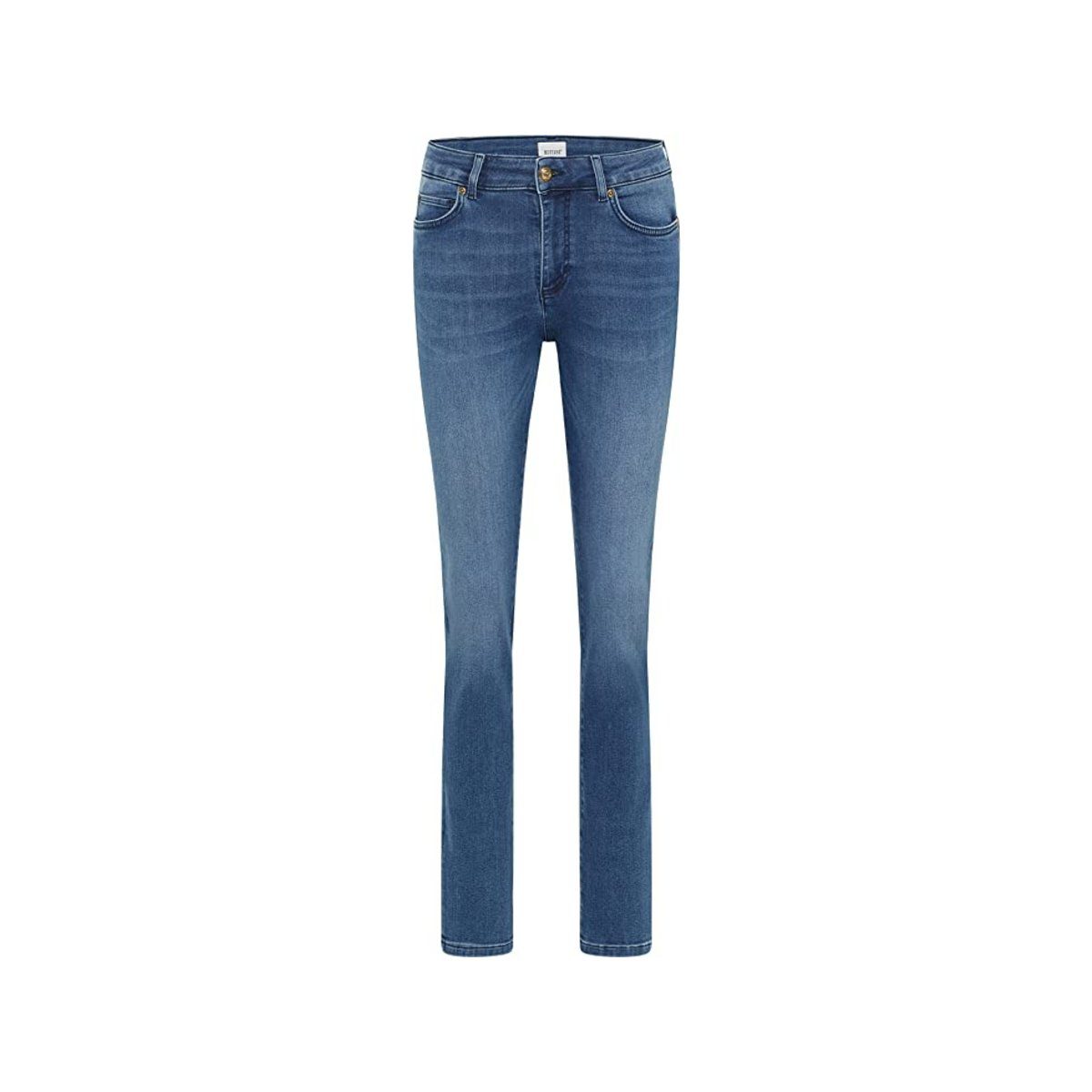 MUSTANG 5-Pocket-Jeans blau (1-tlg)