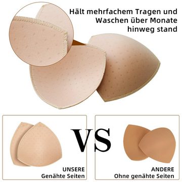 Henreal BH-Einlagen Herausnehmbare Sport-BH-Pads (3 Paar)