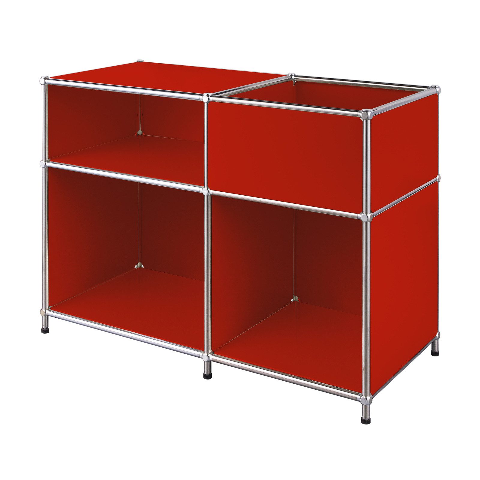 Floordirekt Sideboard Metall Concept Epure MK-030 Metallregal Stauraumfach, 3 Ablagen, B88×T40×H65 cm