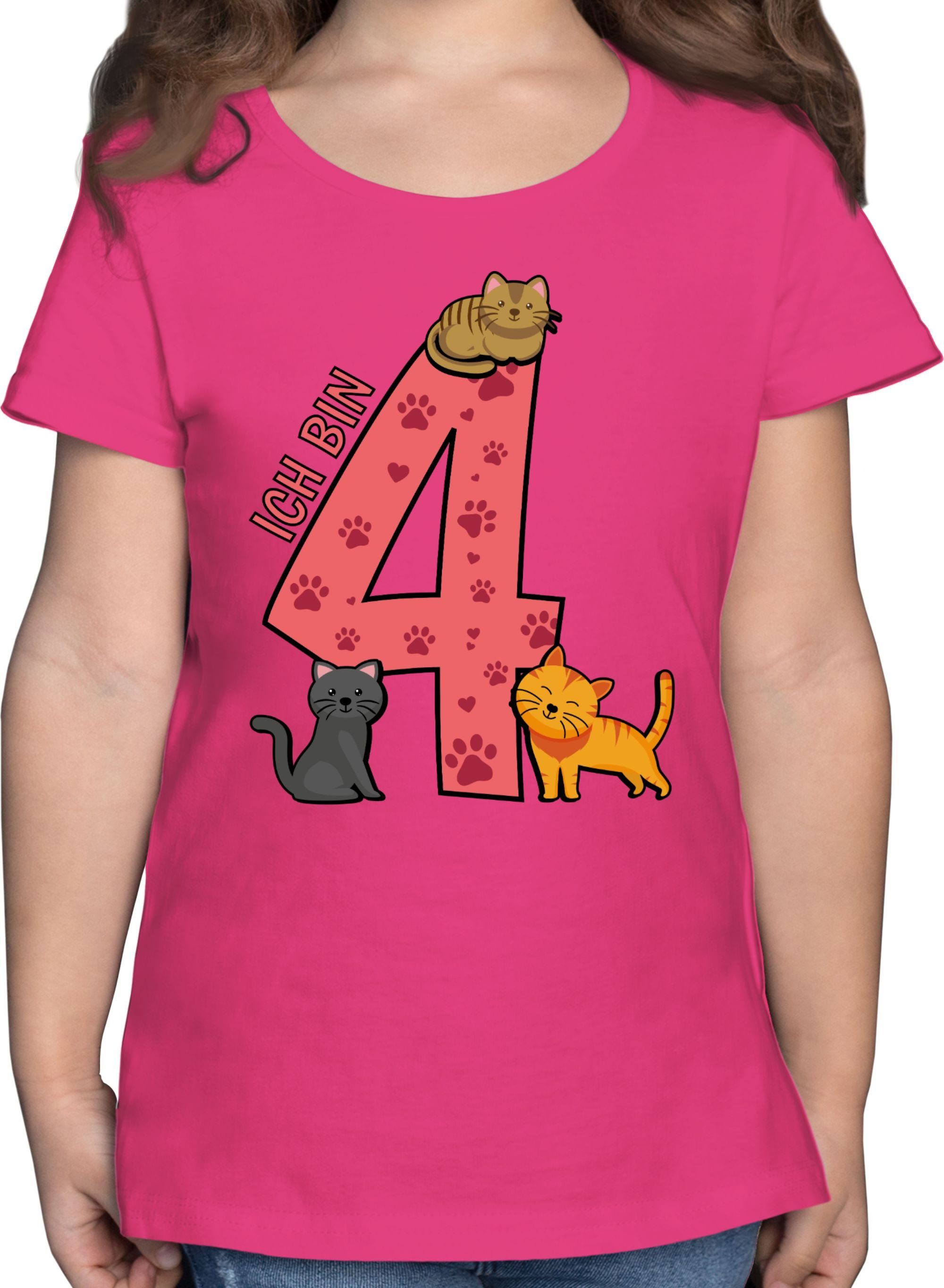 T-Shirt Katzen Vierter
